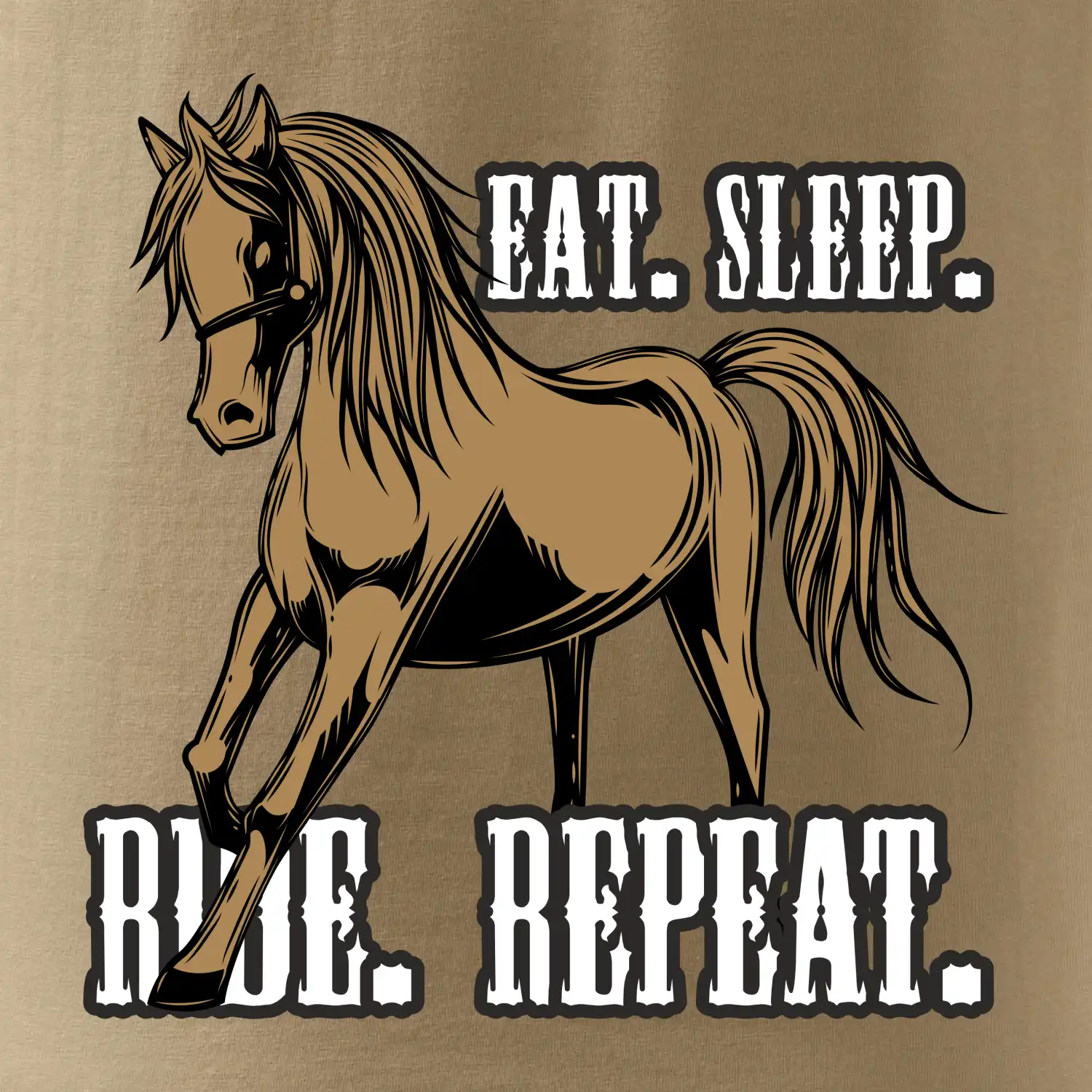 Eat Sleep Ride Repeat Western