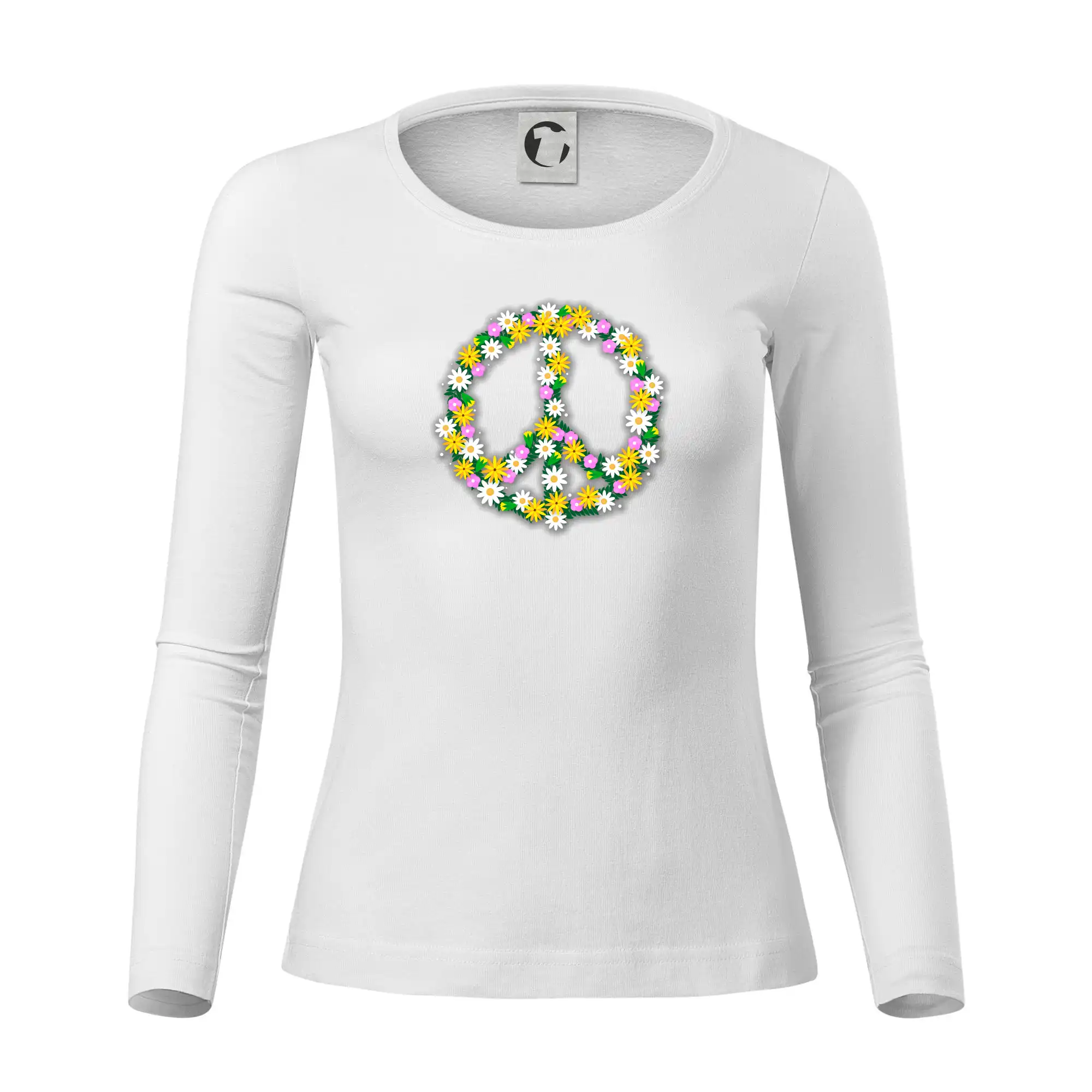 Peace symbol kopretiny