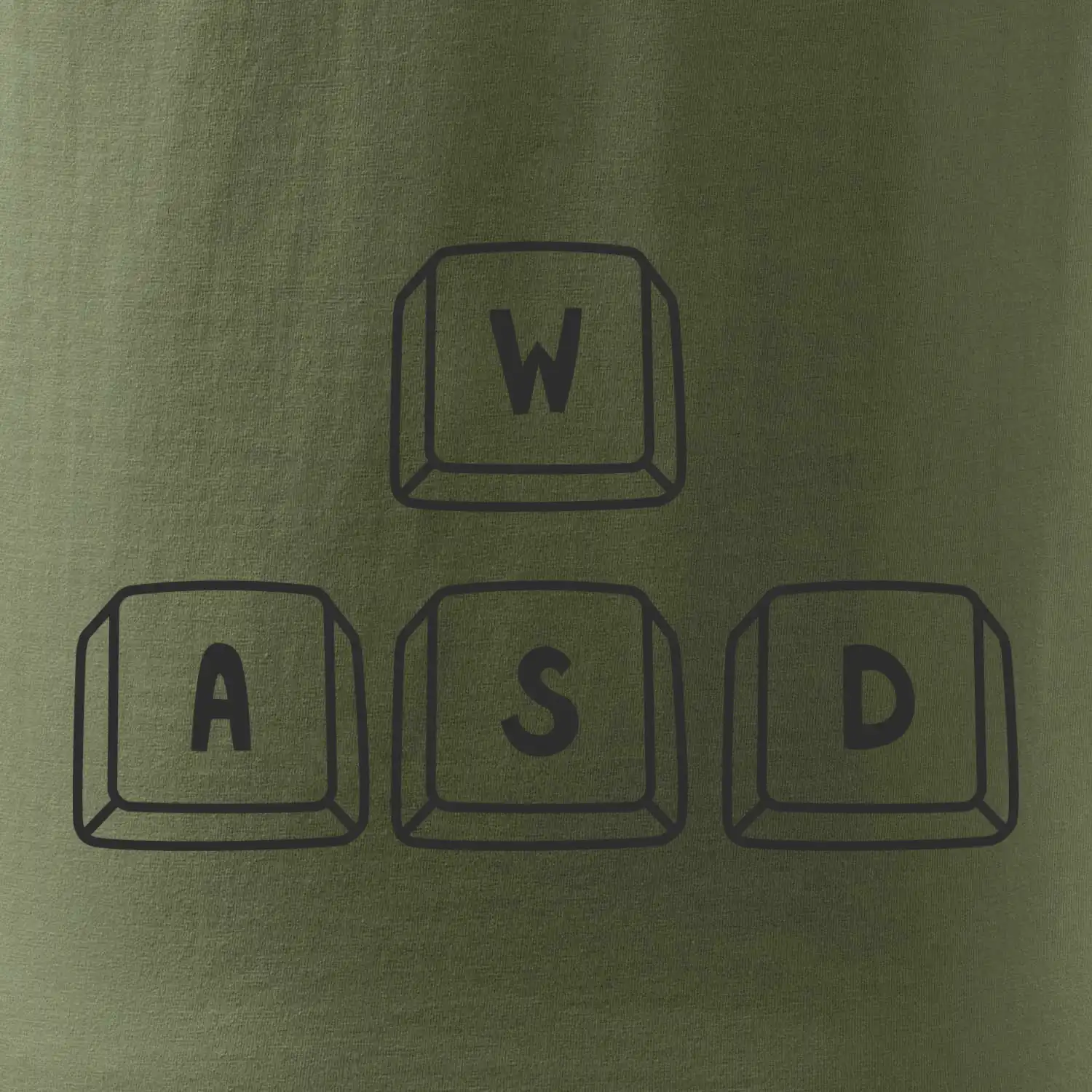 WASD klávesy - prso