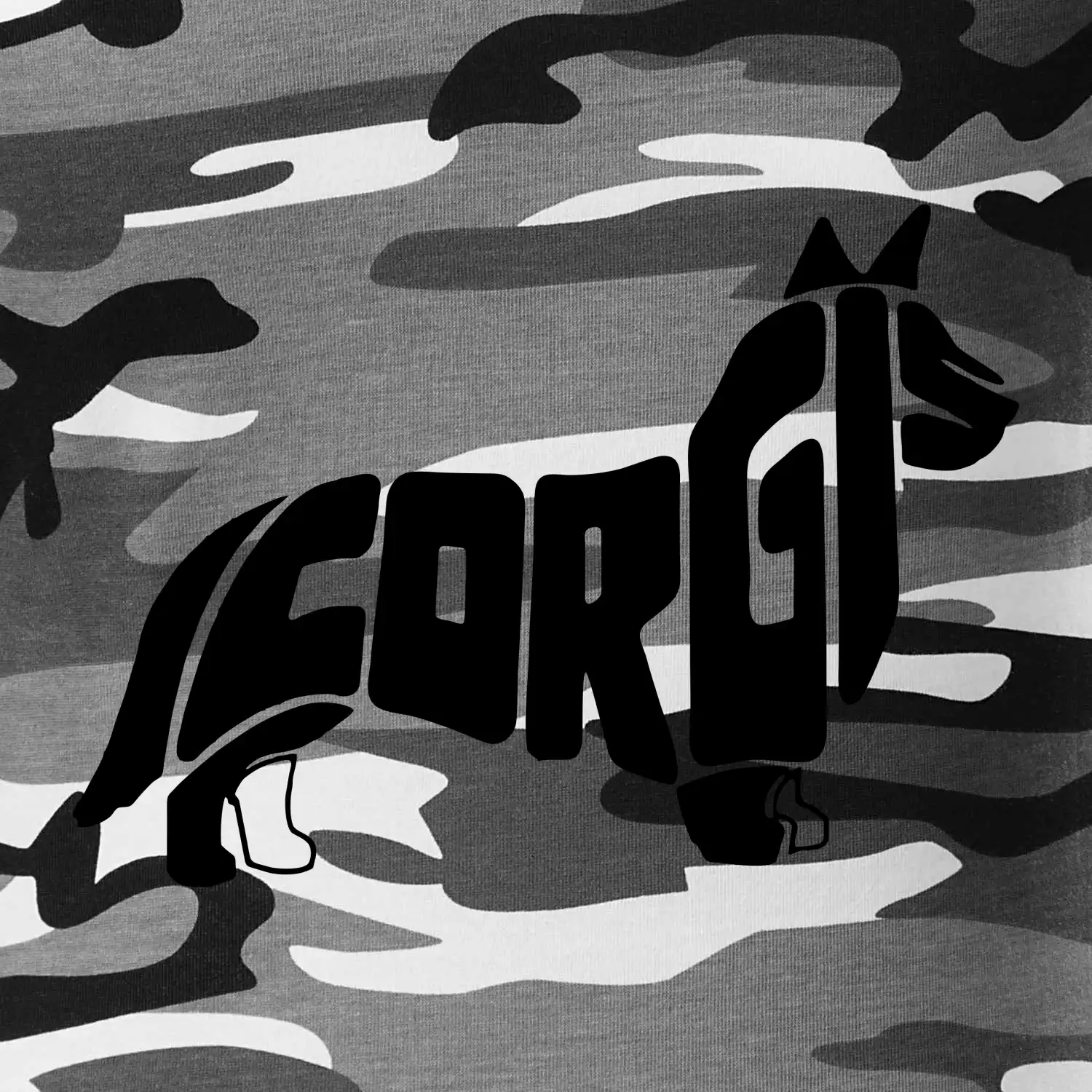 Corgi - nápis v těle