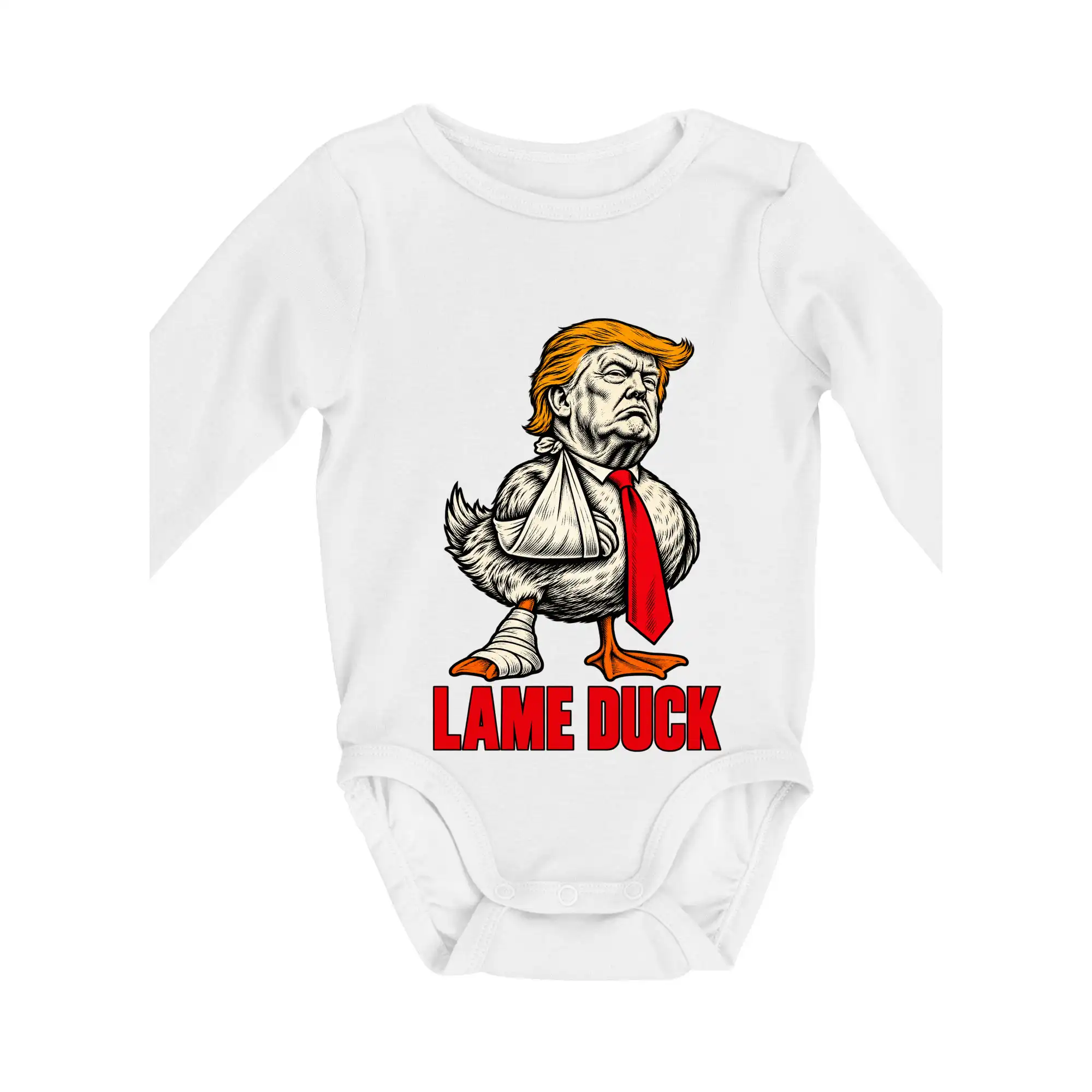 Donald Trump lame duck rytina