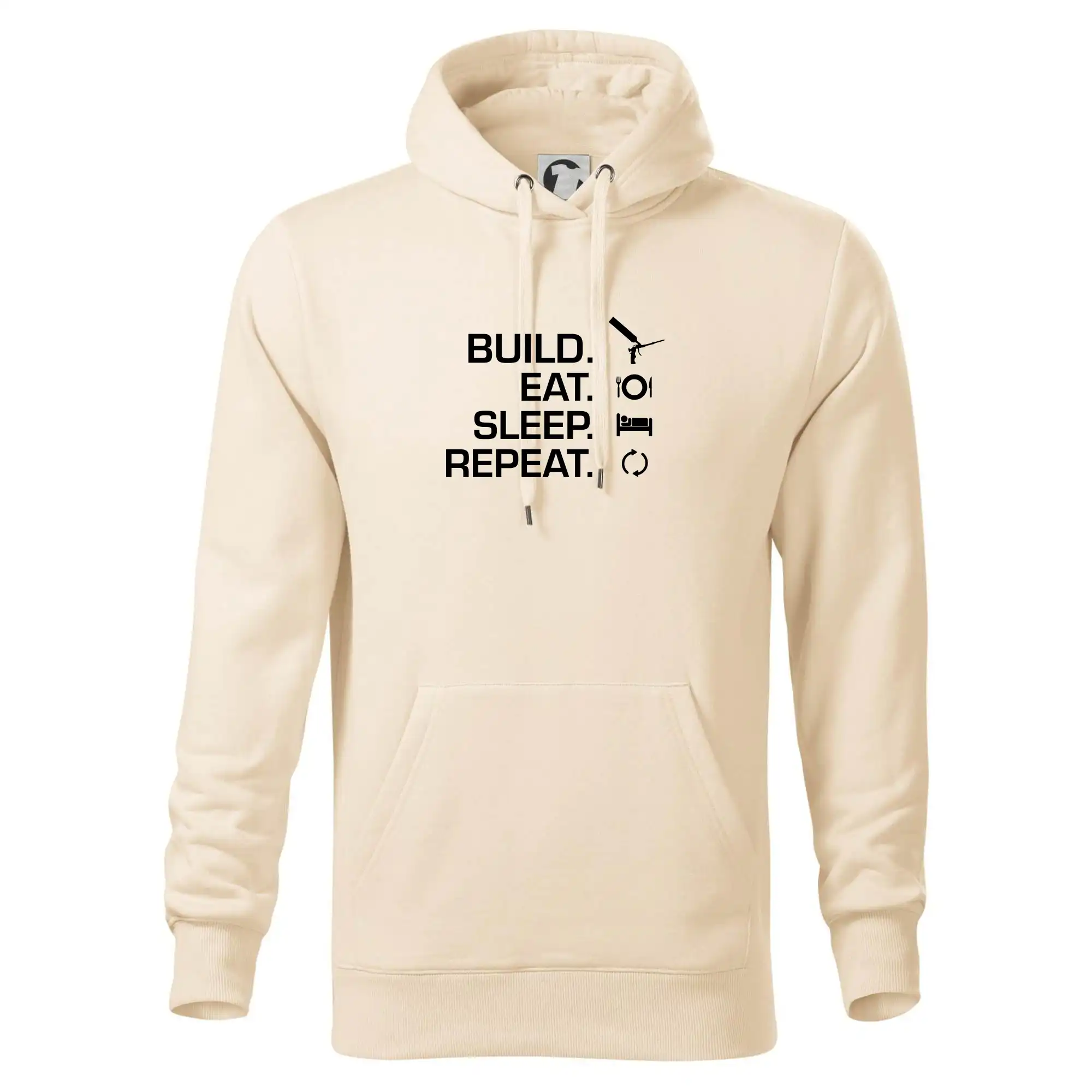 Build eat sleep repeat - montážní pěna