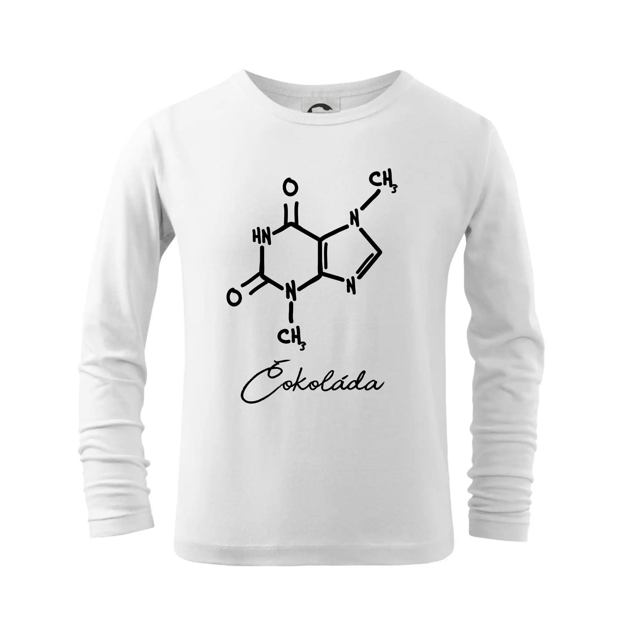 Čokoláda chémia - Tričko detské Long Sleeve