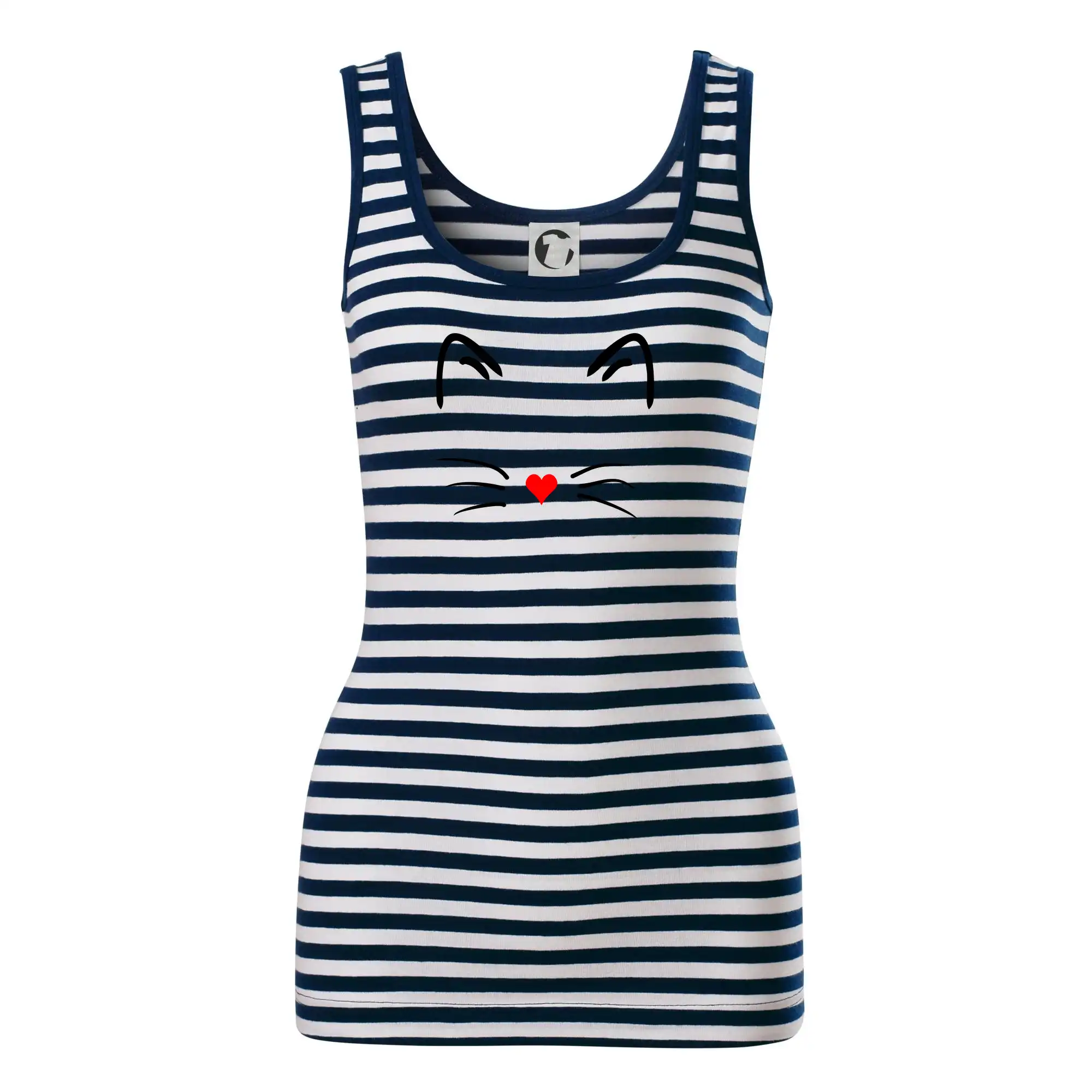 Kočka - srdce místo nosu