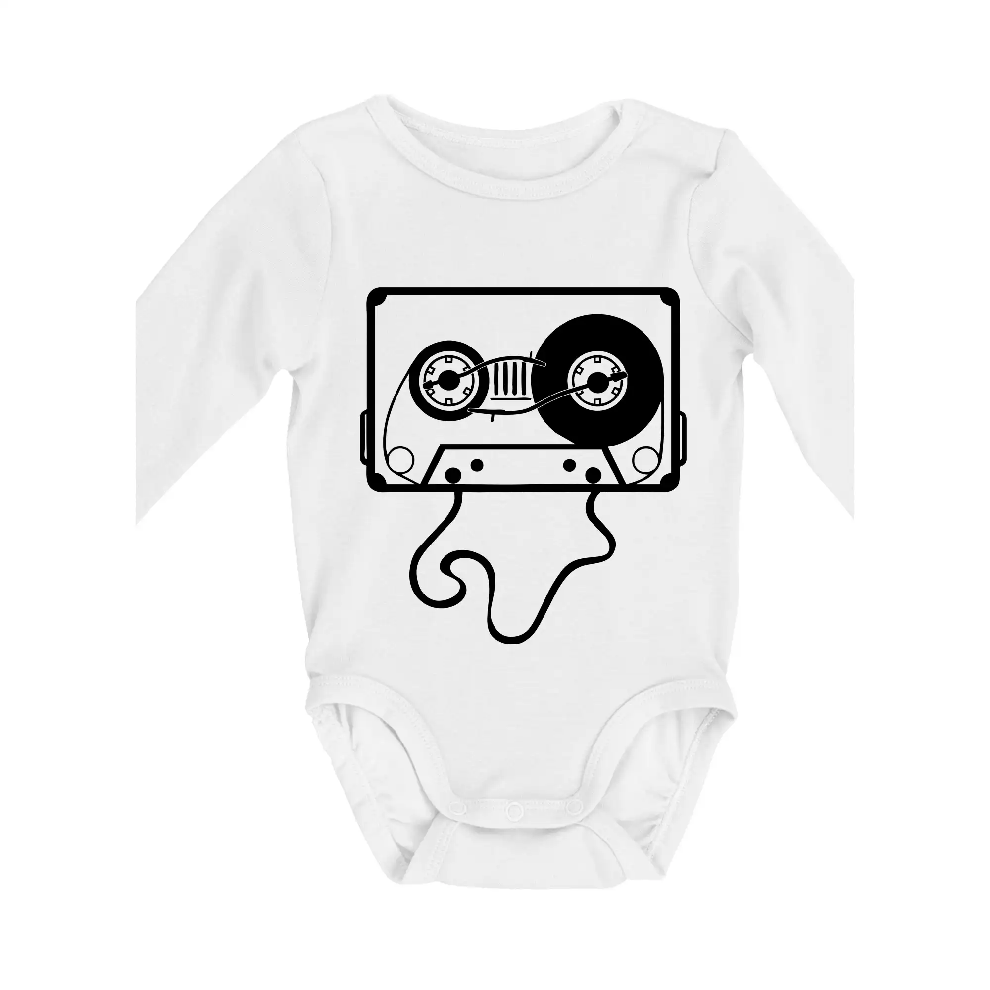 Gramo kazeta - Body dojčenské s dlhým rukávom
