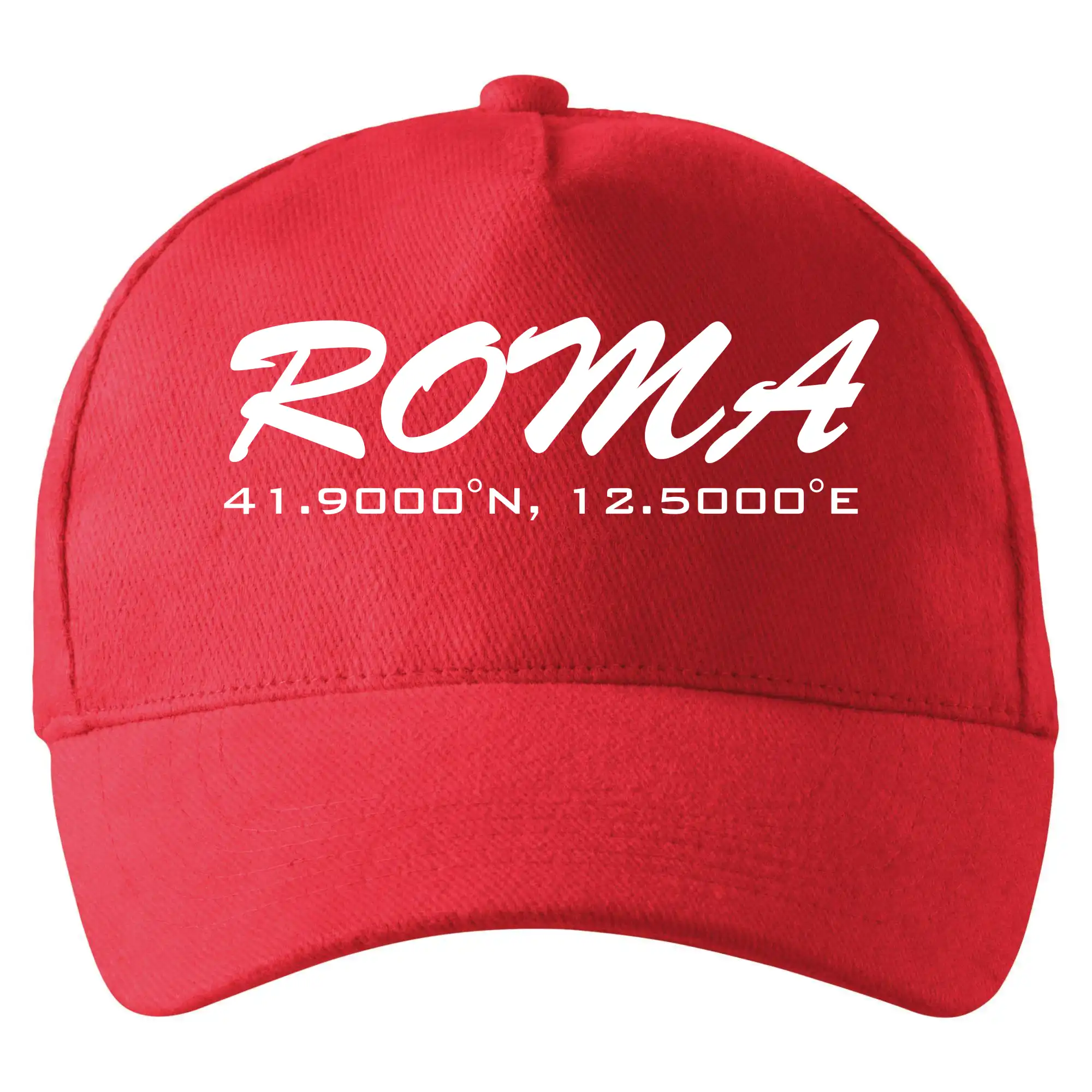 Tričká Taliansko - Roma GPS - Šiltovka so zahnutým šiltom a mosaznou sponou
