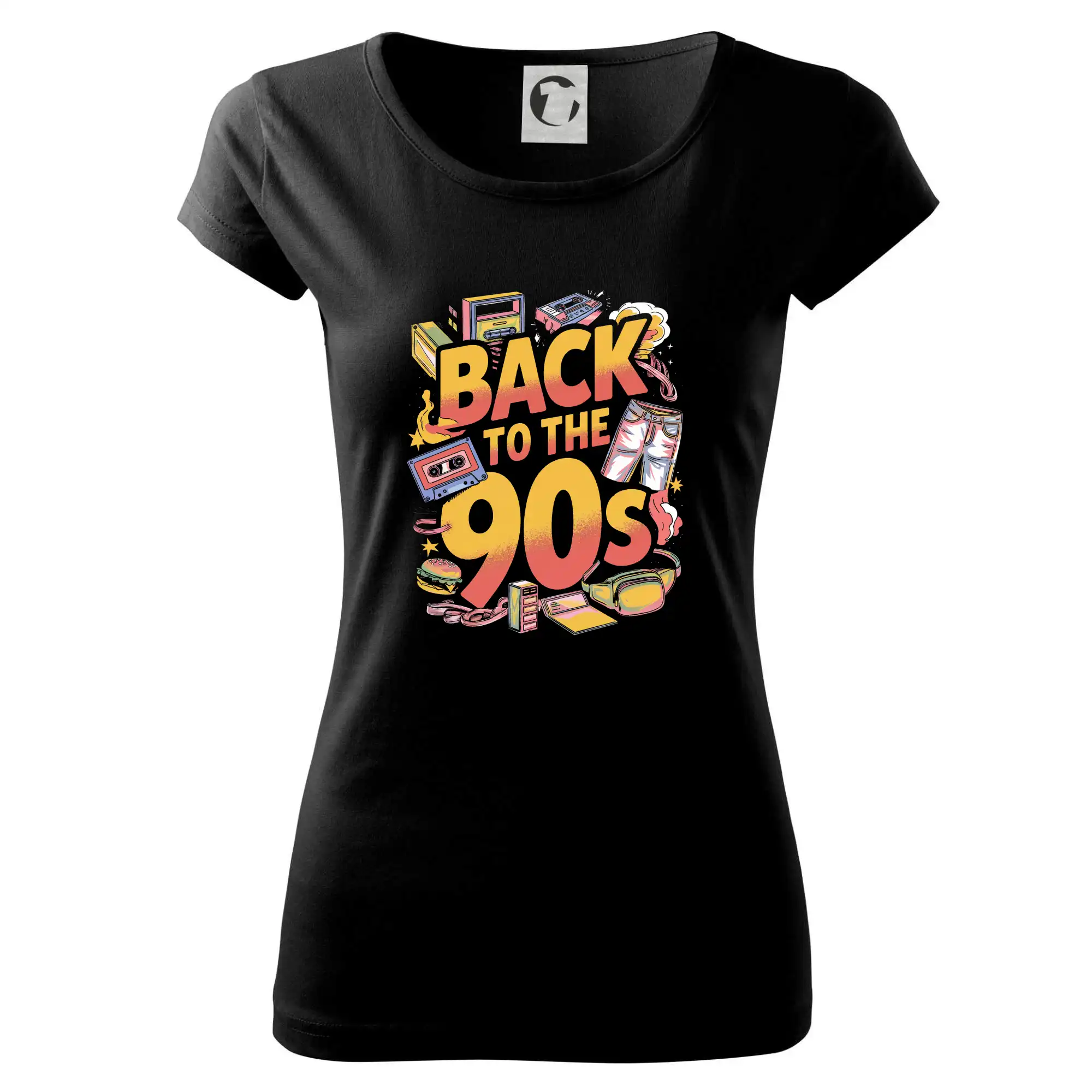 Back to 90s - spomienky - Dámske tričko Pure