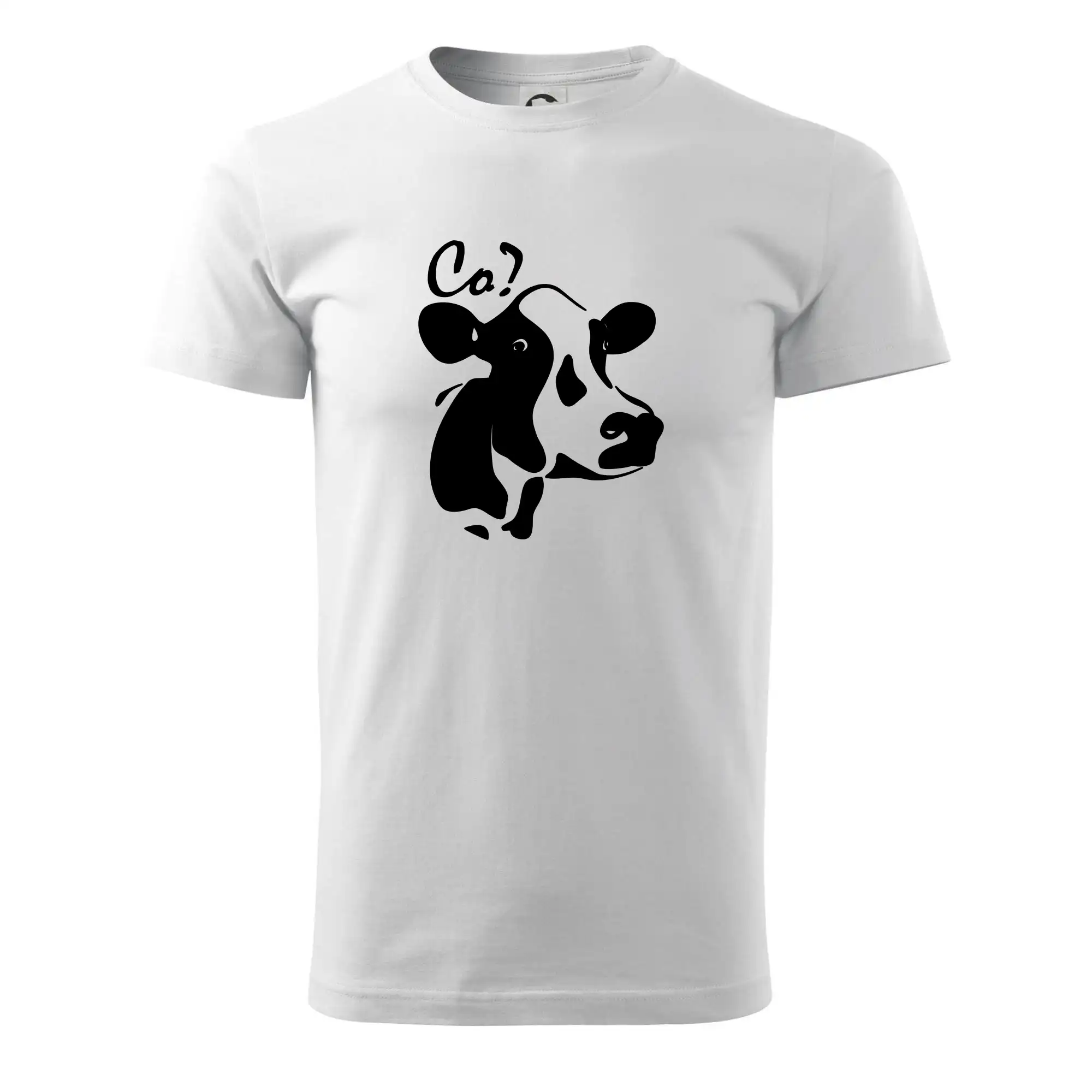 Tričká s kravou - Zmätená krava - Tričko extra veľké  (5-8XL)