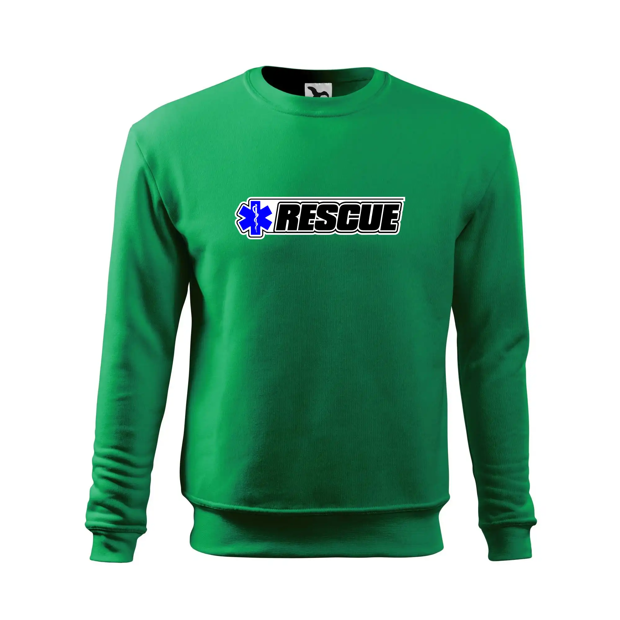 Tričká a mikiny pre záchranárov a lekárov - Kvalitné oblečenie pre zdravotníkov - Záchranár rescue kríž modrý - Mikina Essential detská