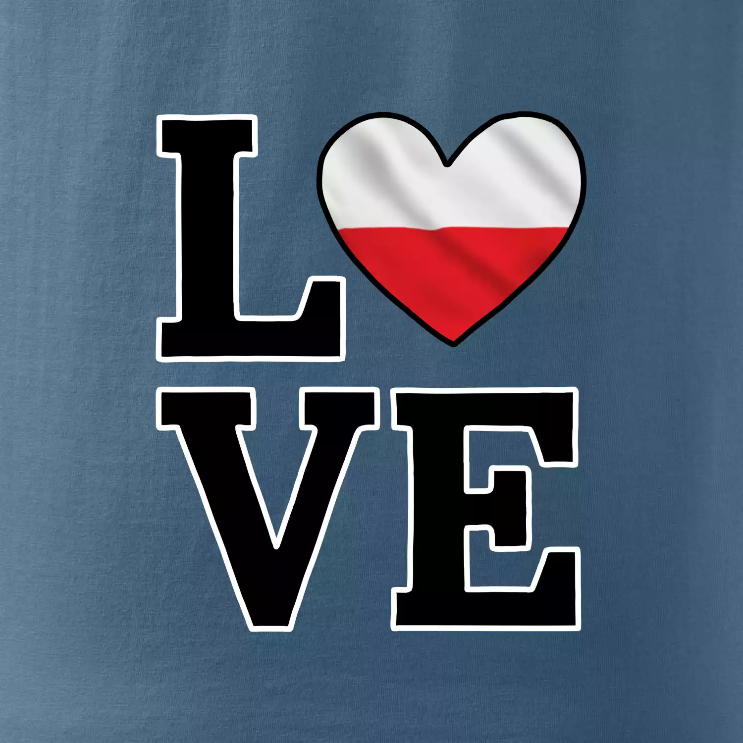 Love Polská vlajka