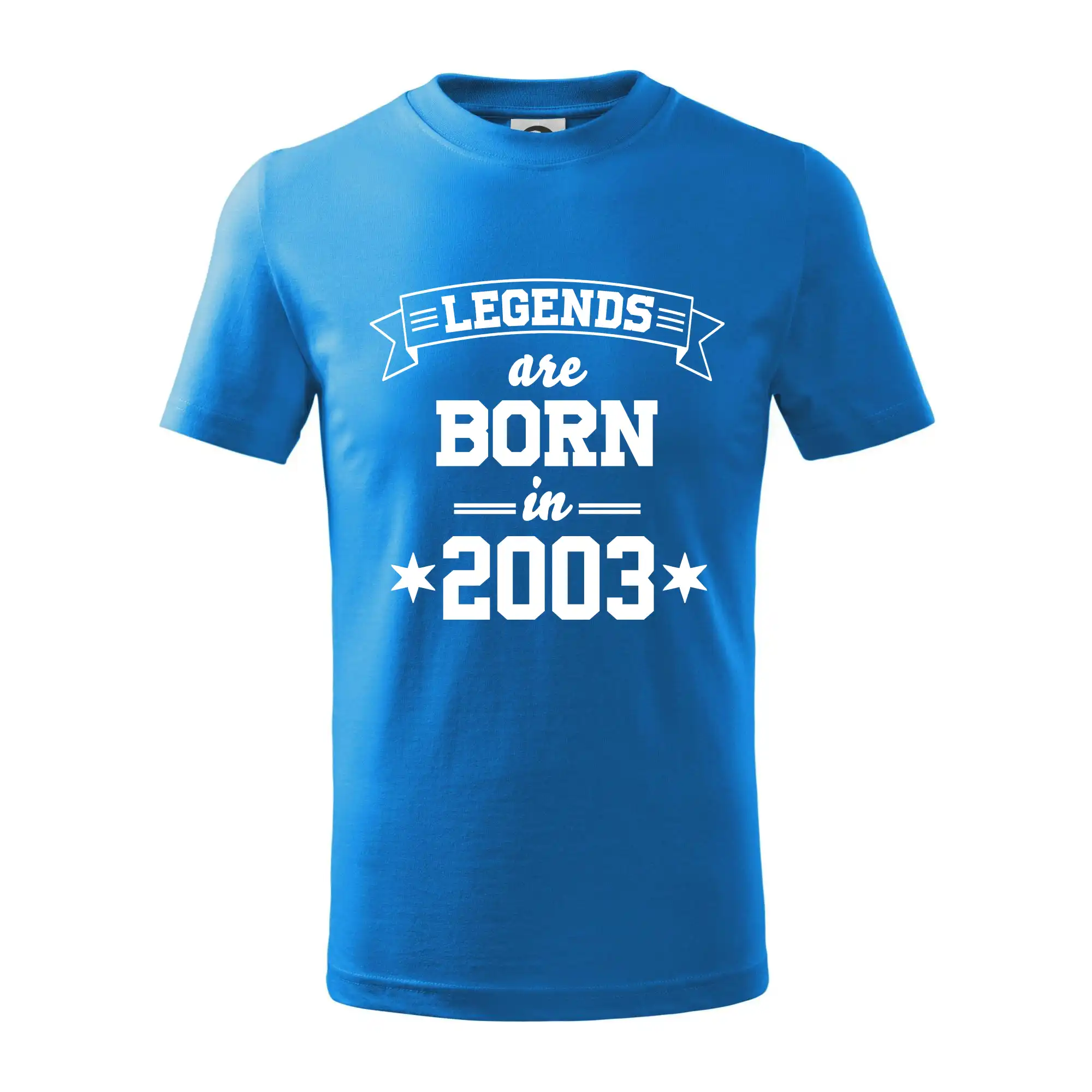 Tričká k narodeninám - Legends are born in 2003 - Tričko detské bavlnené