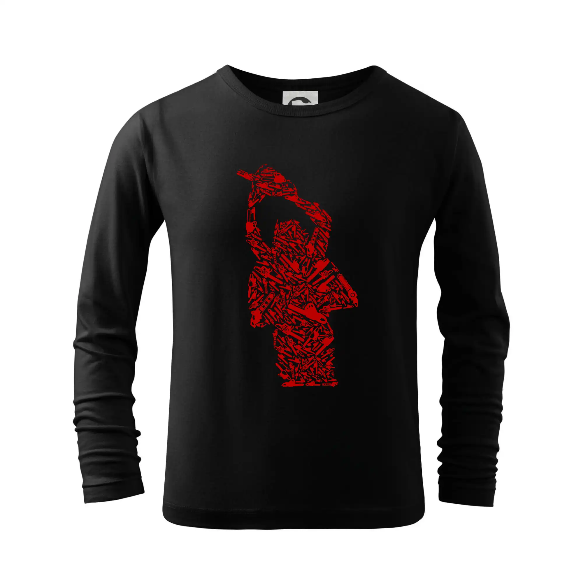Filmové tričká - Chainsaw ikony postava - Tričko detské Long Sleeve