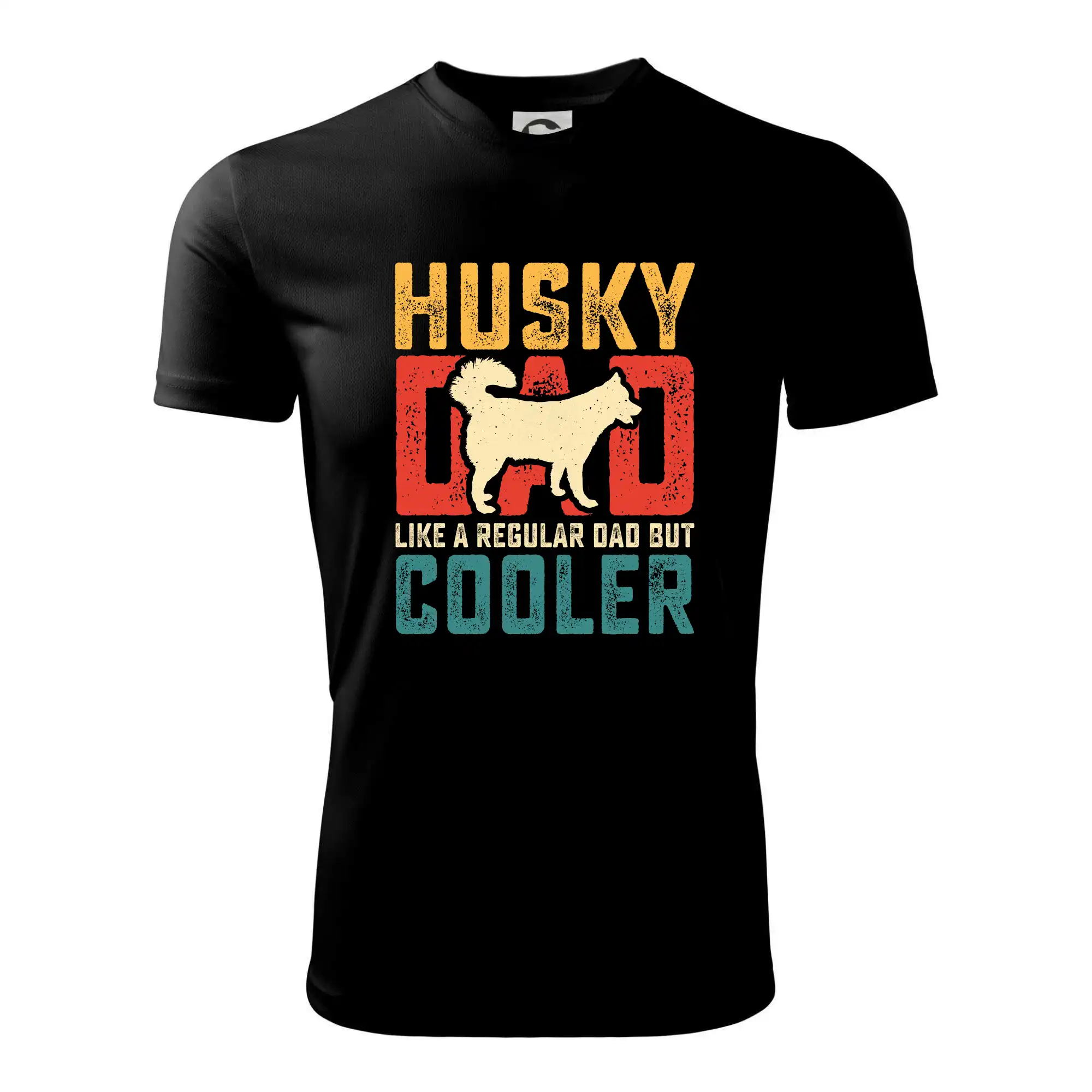 Husky dad like a regular dad but cooler
