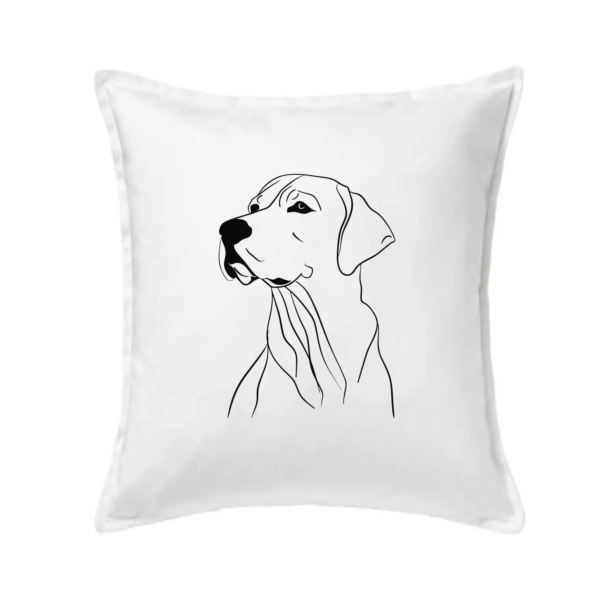 Labrador - Labrador čierna kresba - Vankúš 50x50