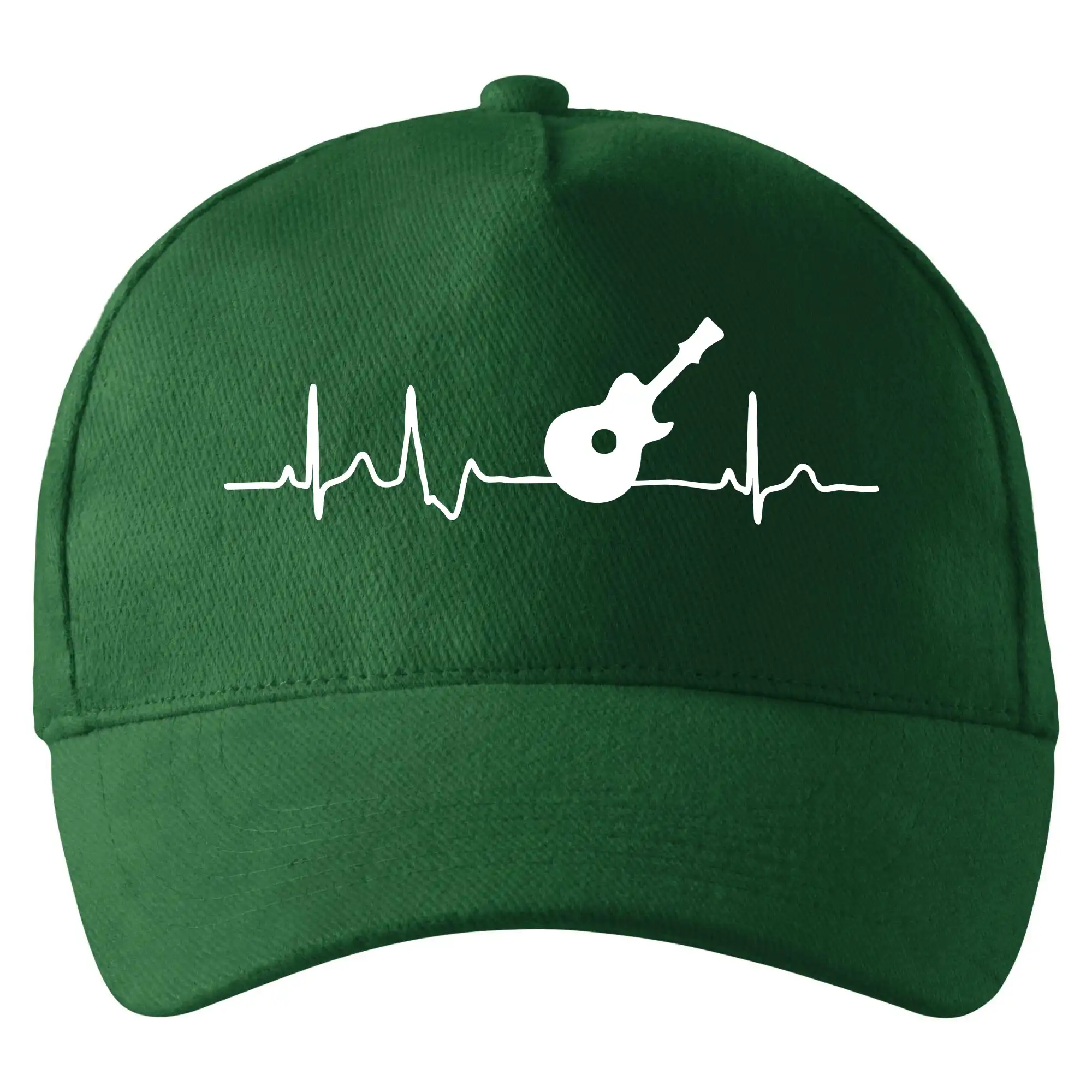 EKG akustická gitara - Šiltovka so zahnutým šiltom a mosaznou sponou