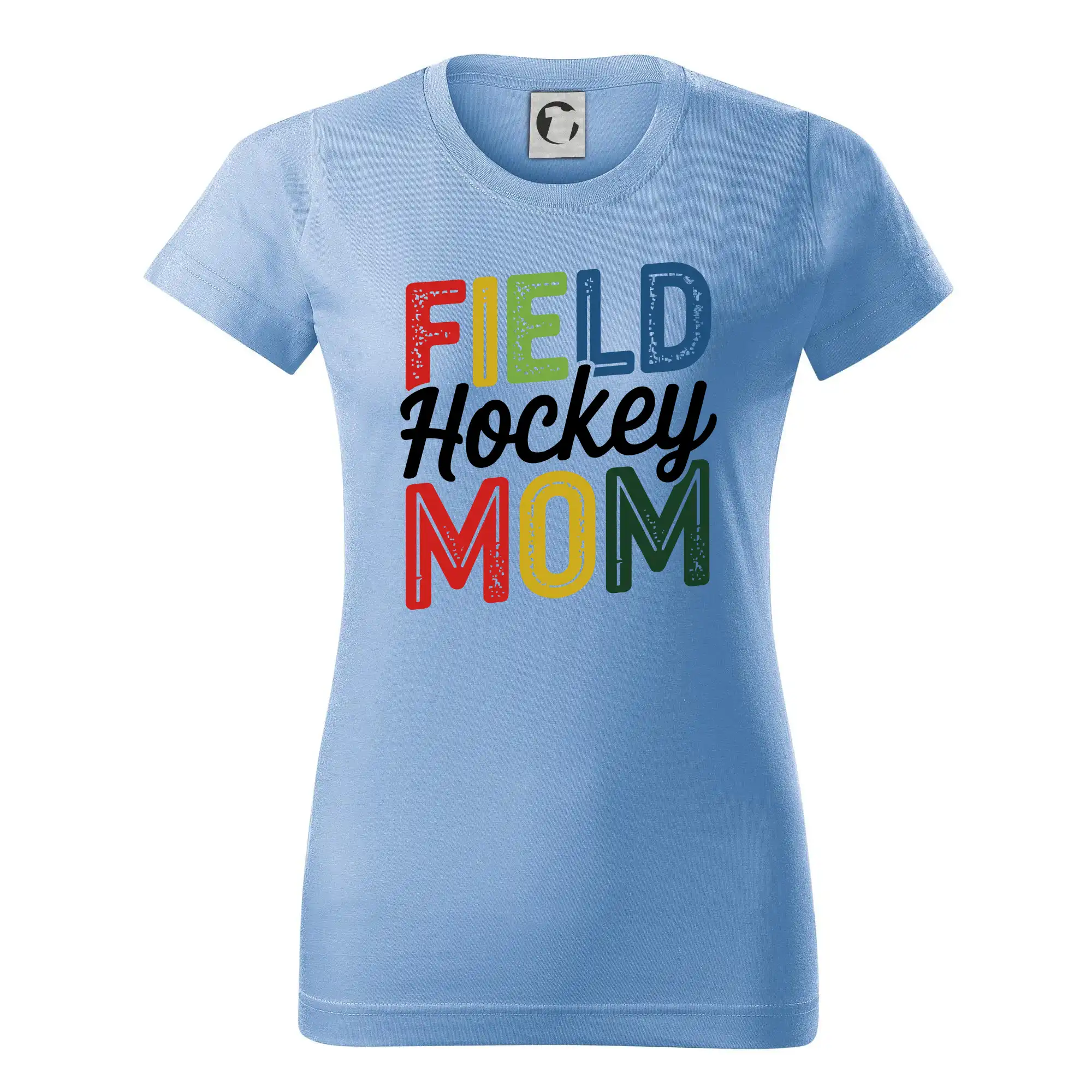Ostatné športy - Field hockey mom - tlačiaci a písací - Dámske tričko basic - ľahko voľnejšie a dlhšie