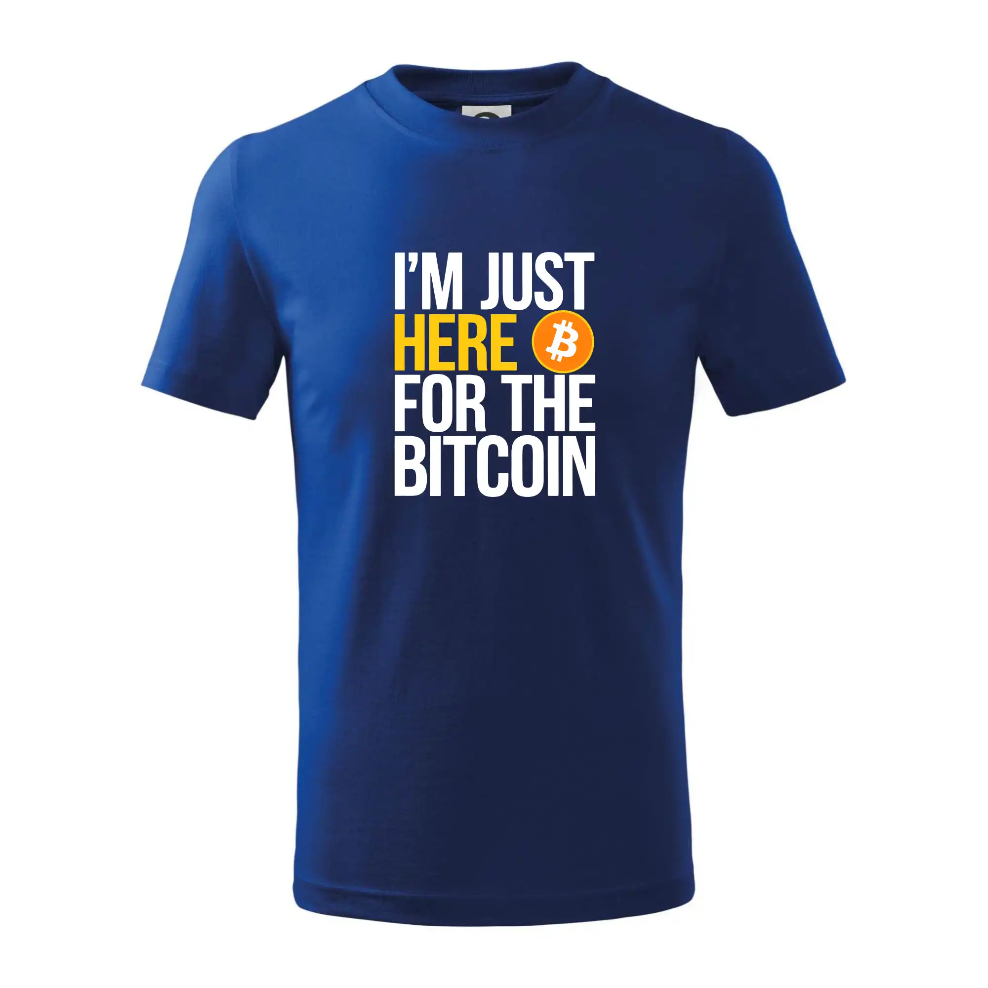I'm just here for the Bitcoin - Tričko detské bavlnené