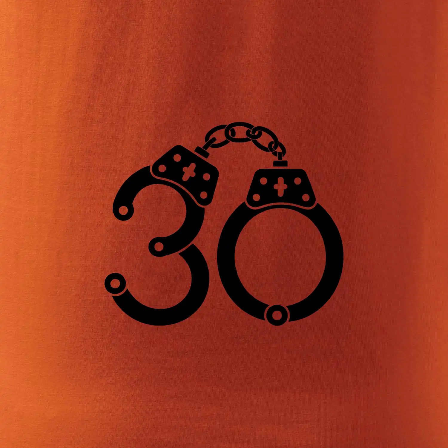 Narozeninové tričko pro policajta - pouta 30