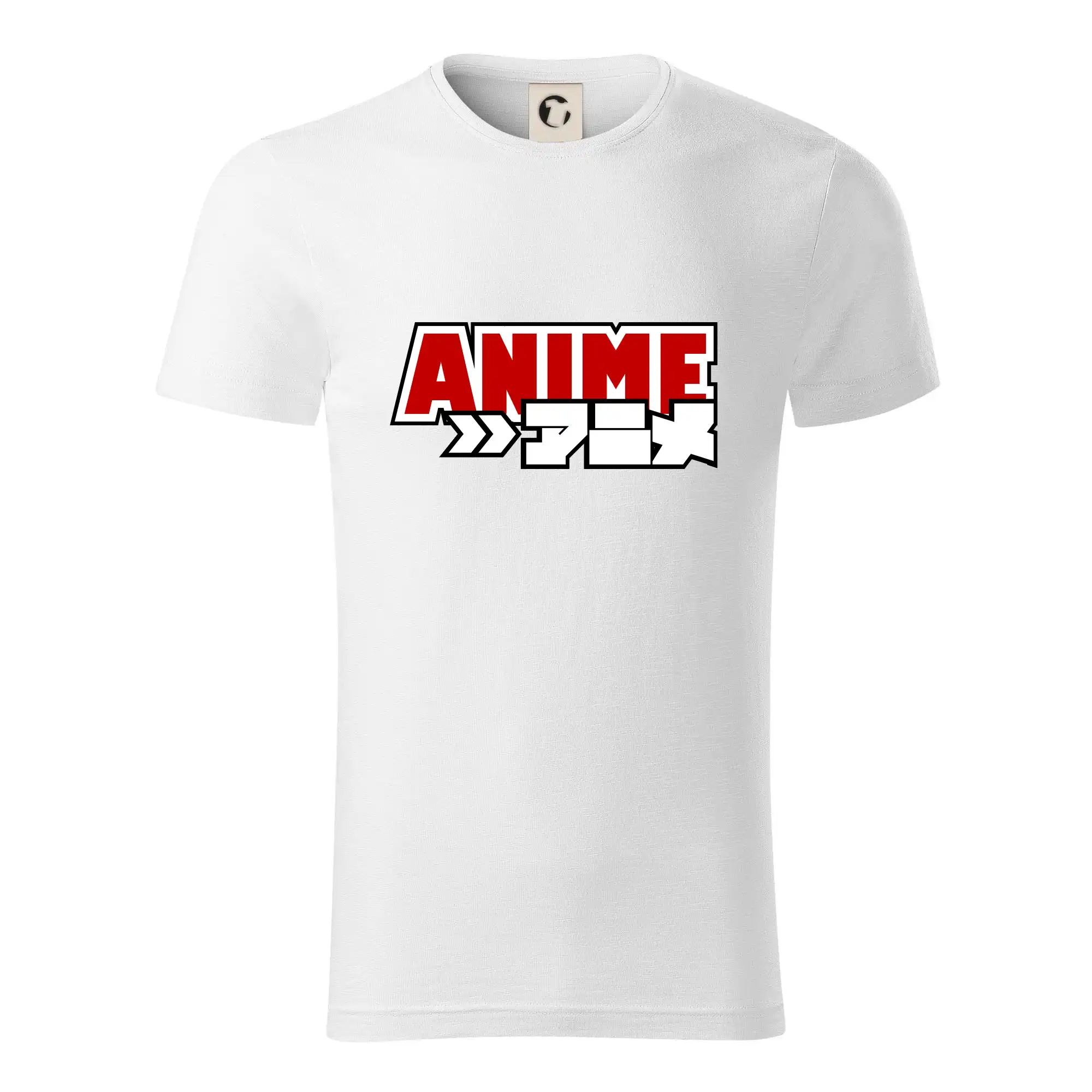 Ostatné nápisy - Anime nápis červený - Tričko z organickej bavlny