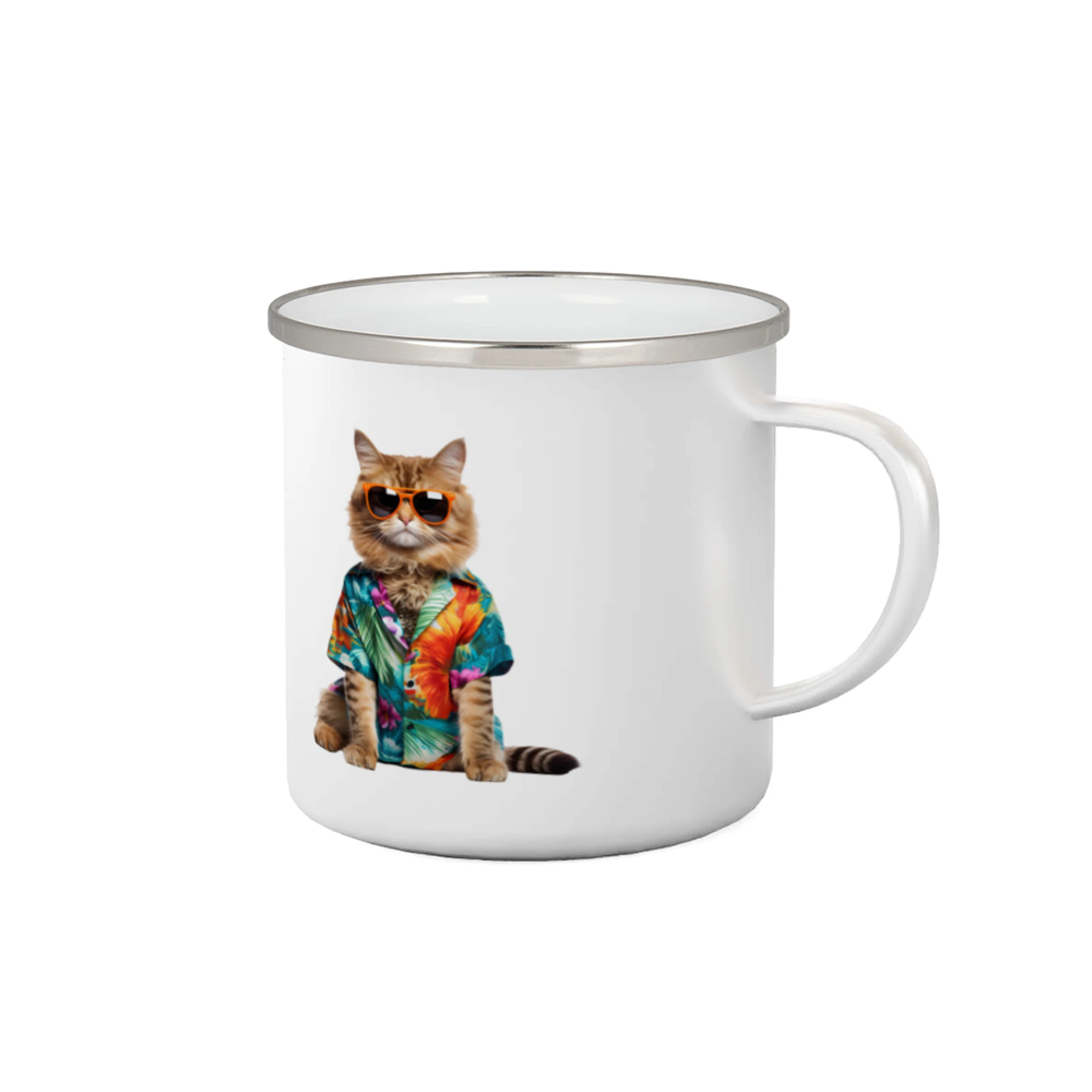 Vtipná tričká s mačkou - Mačka v lete - Plecháčik