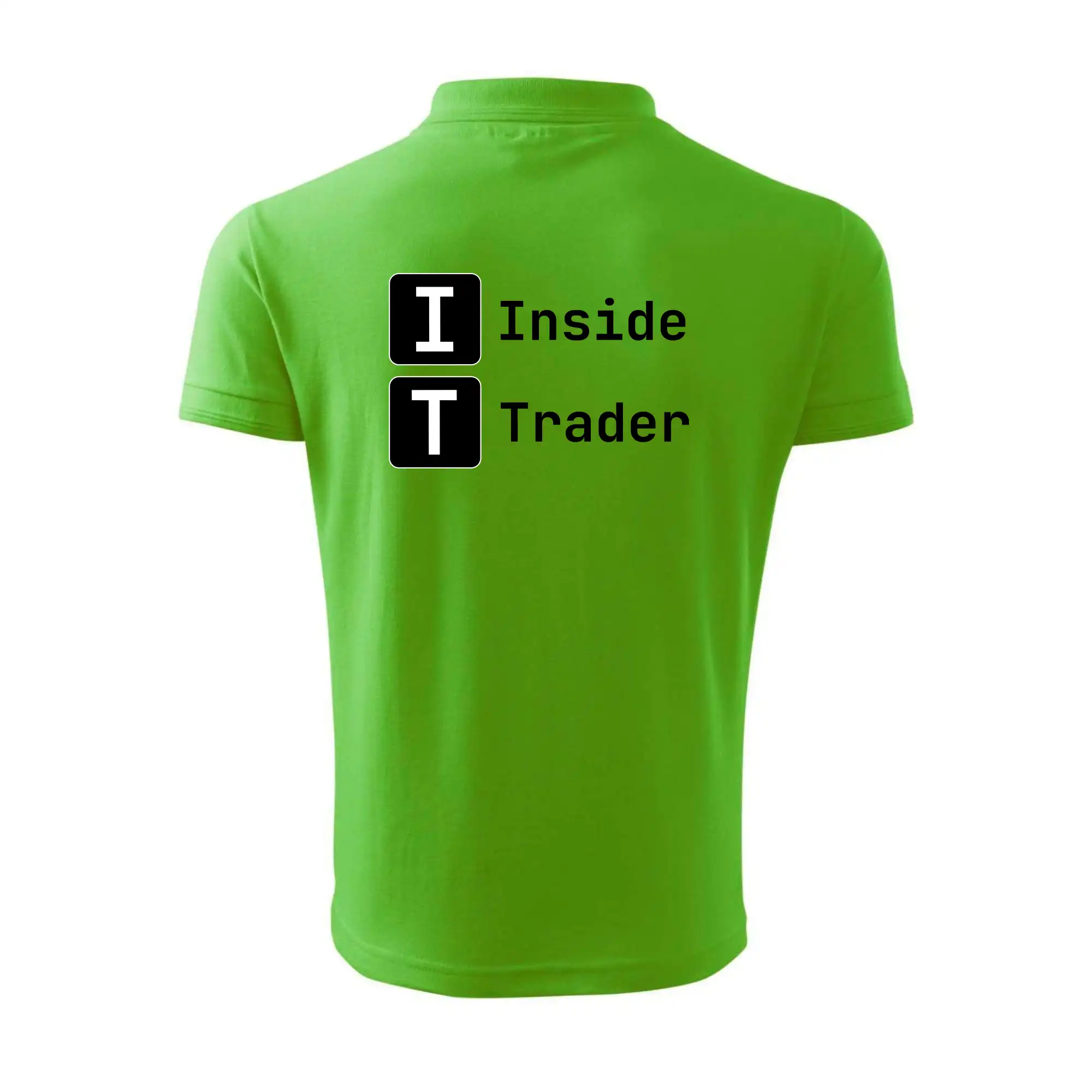 Tričká pre ajťákov - IT Nápis Inside Trader - Polokošeľa pánska Pique Polo 203