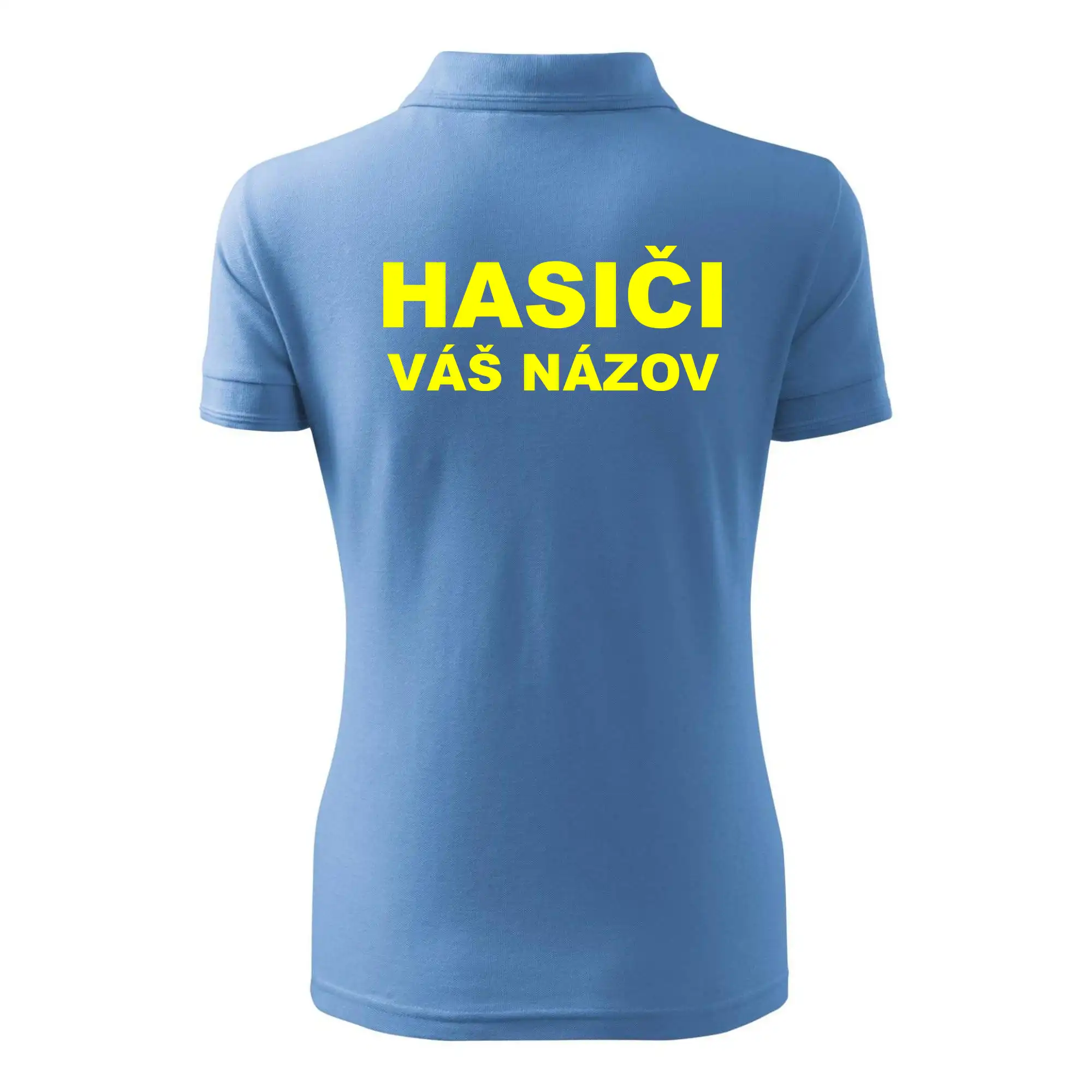 Hasiči - žltý nápis - váš názov zboru