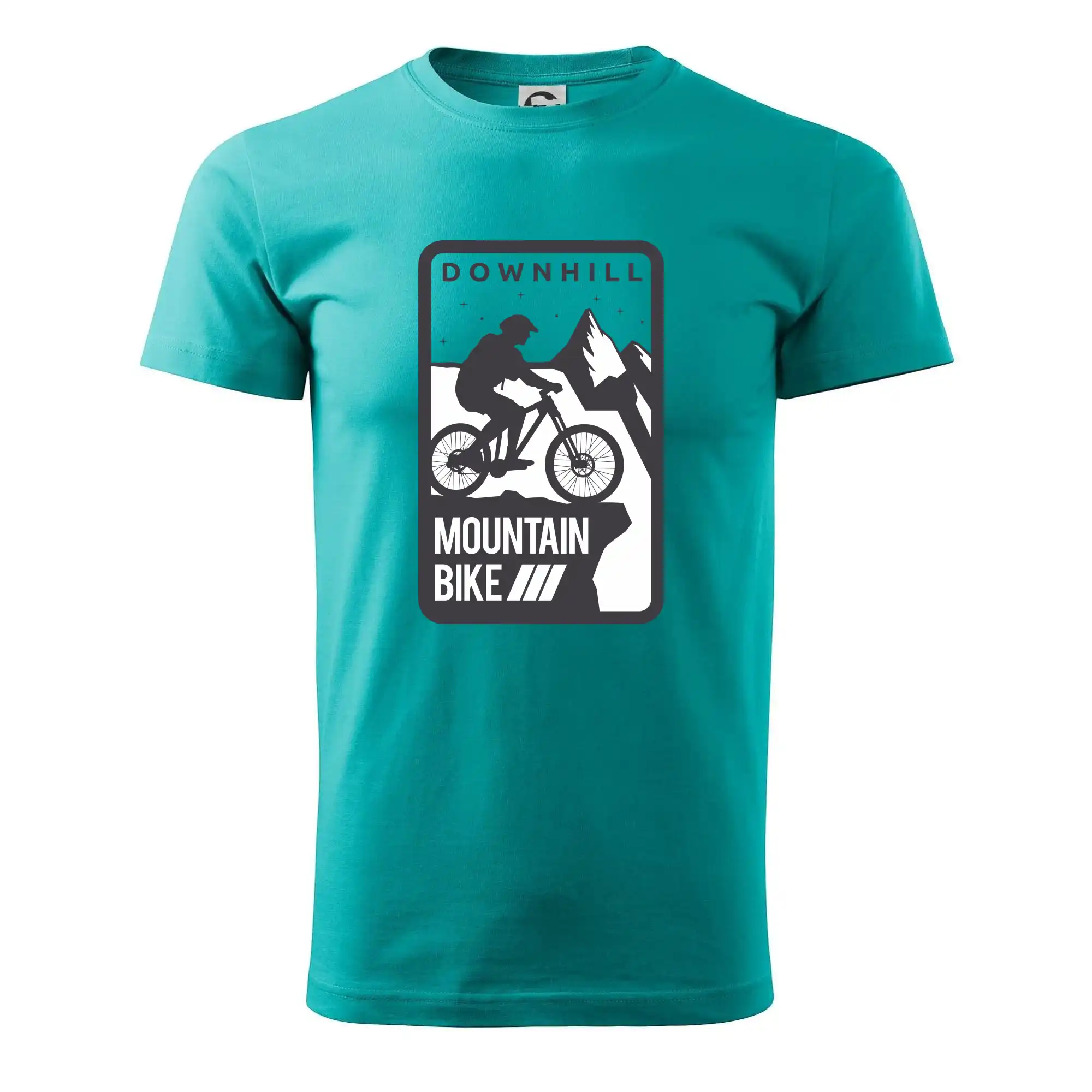Tričko ako darček pre cyklistu - MTB downhill hranaté - Klasické pánske tričko vyššej gramáže