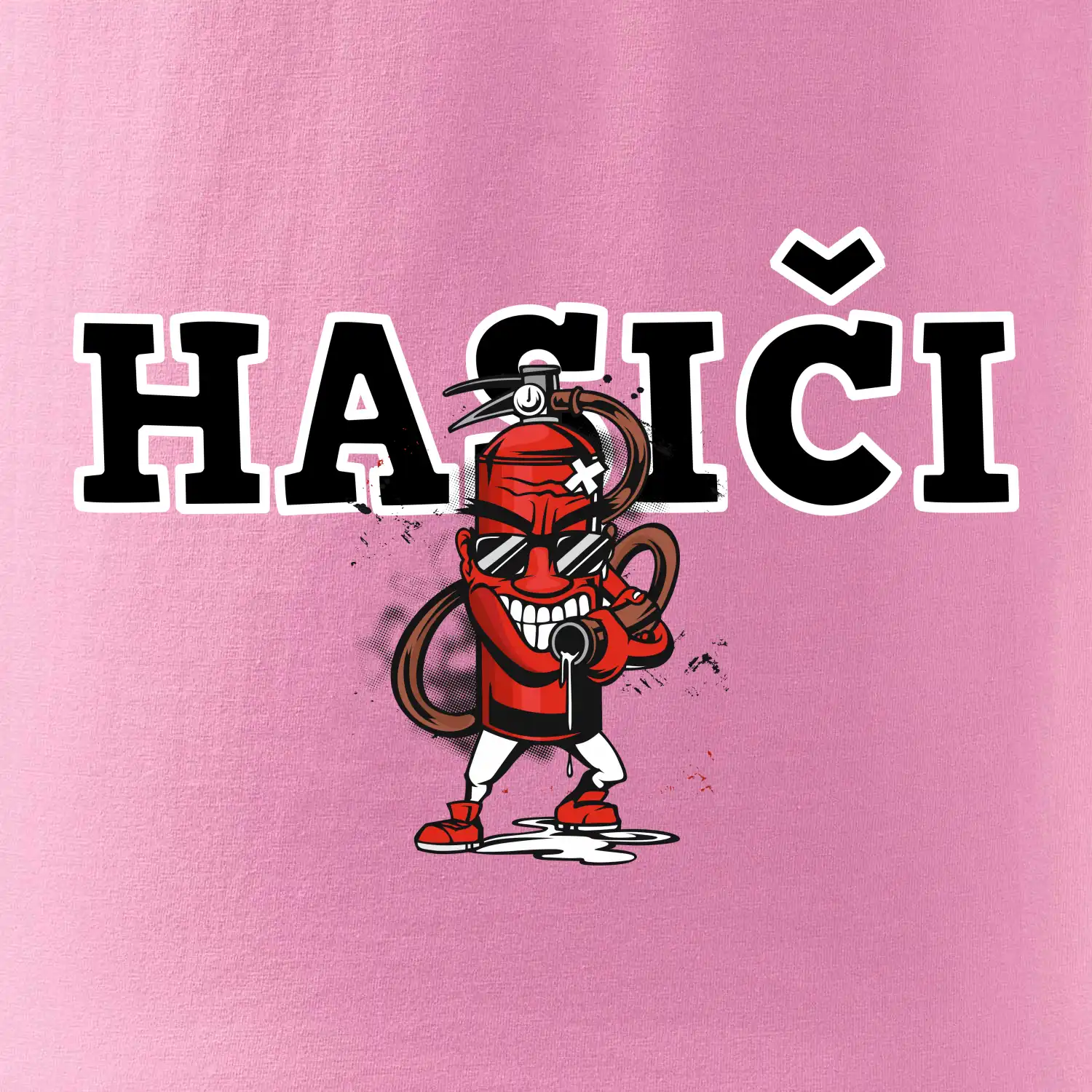 Hasiči hasící přístroj