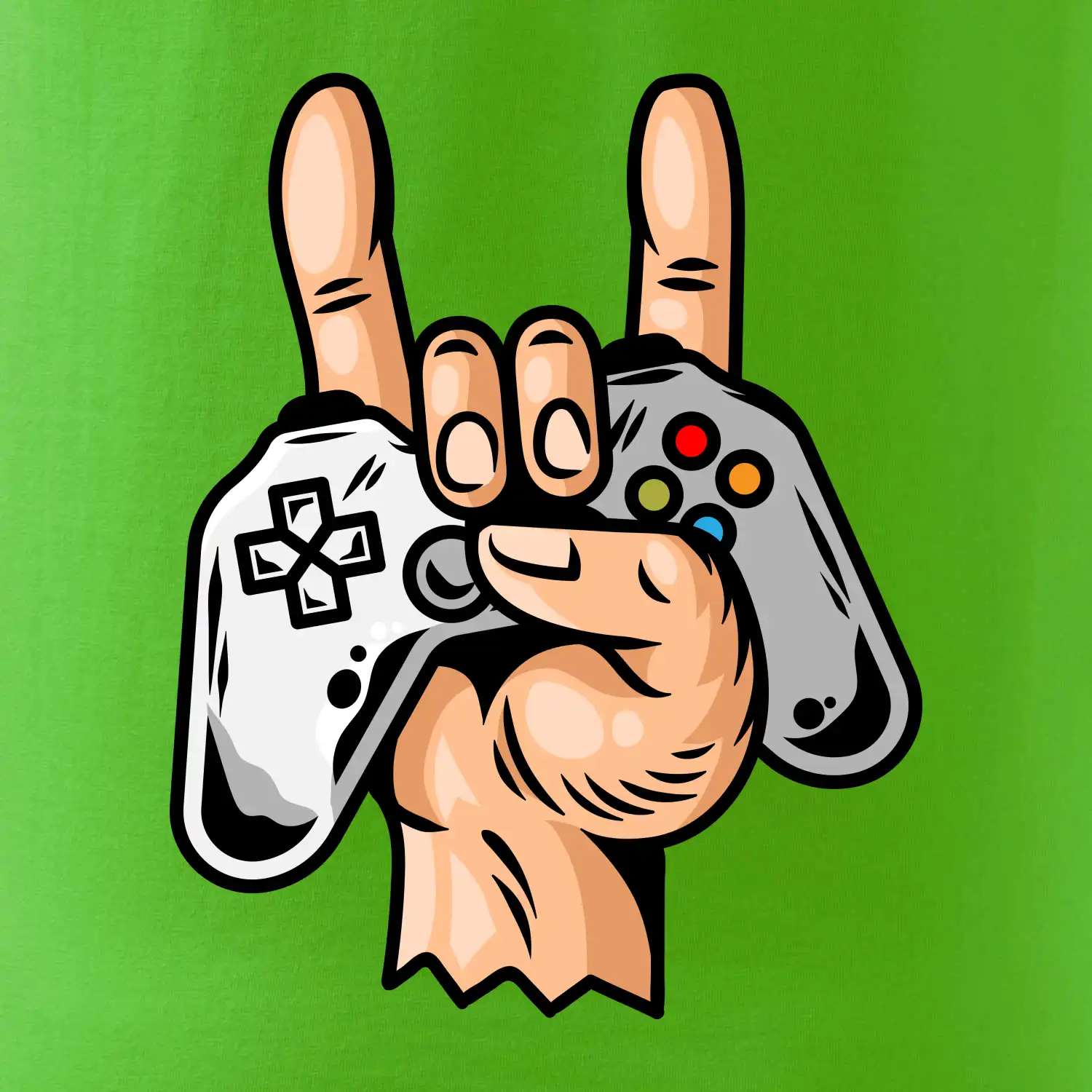 Gamer - gamepad paroháč