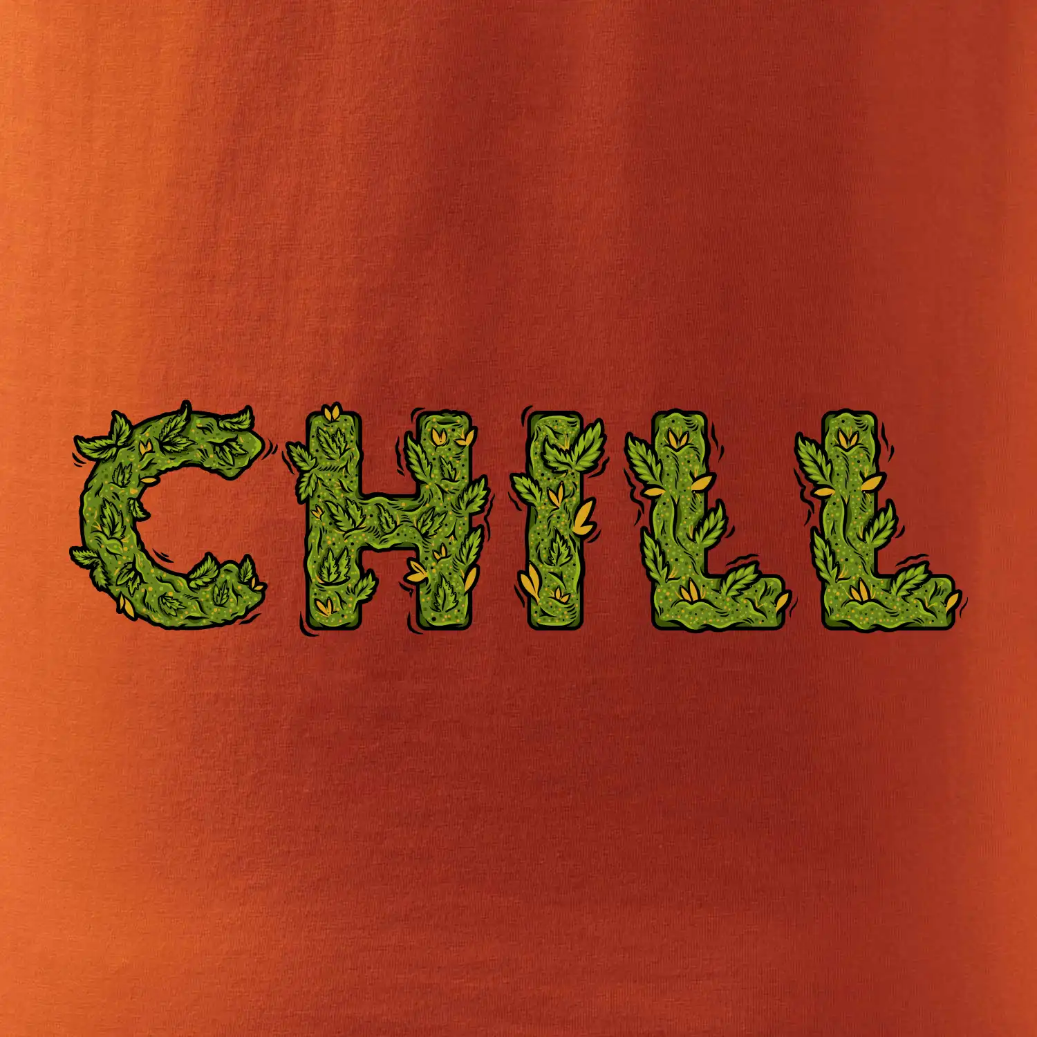 Konopí nápis chill