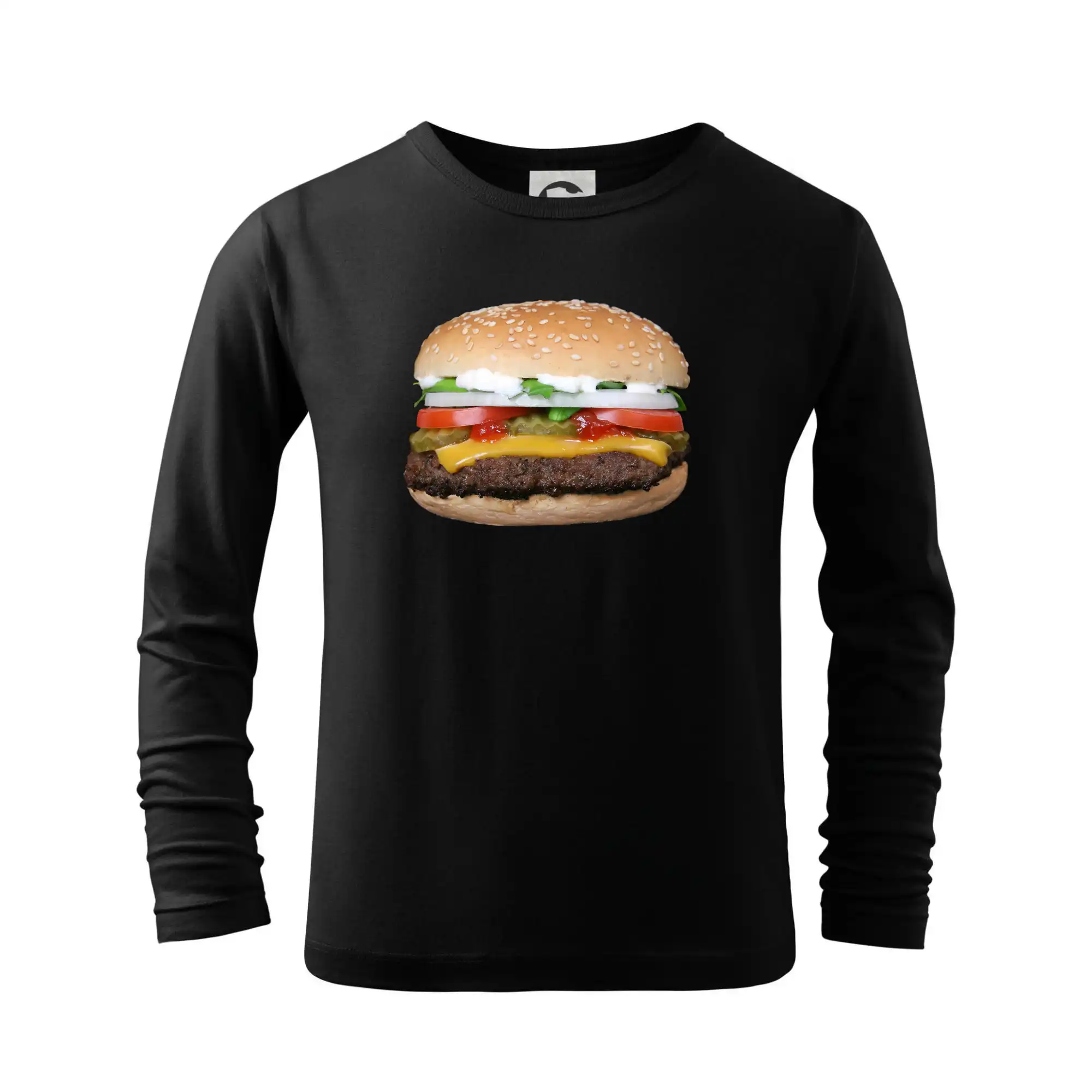 Hamburger foto - Tričko detské Long Sleeve