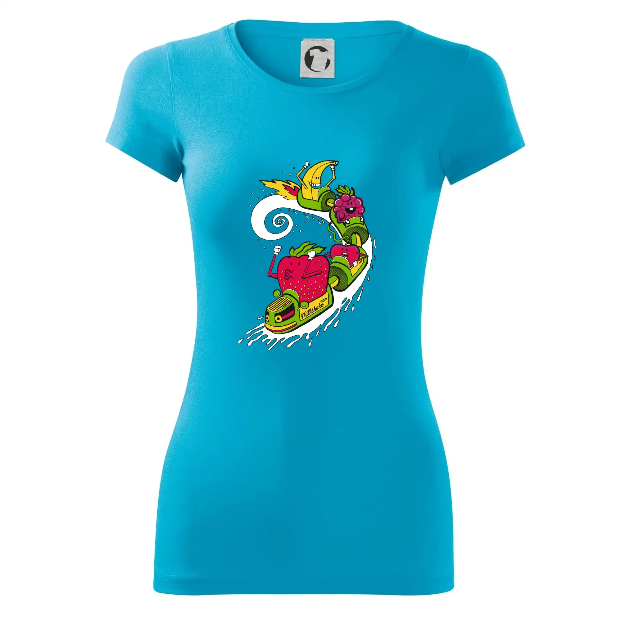 Milkshake vlak kreslený (Pecka design)