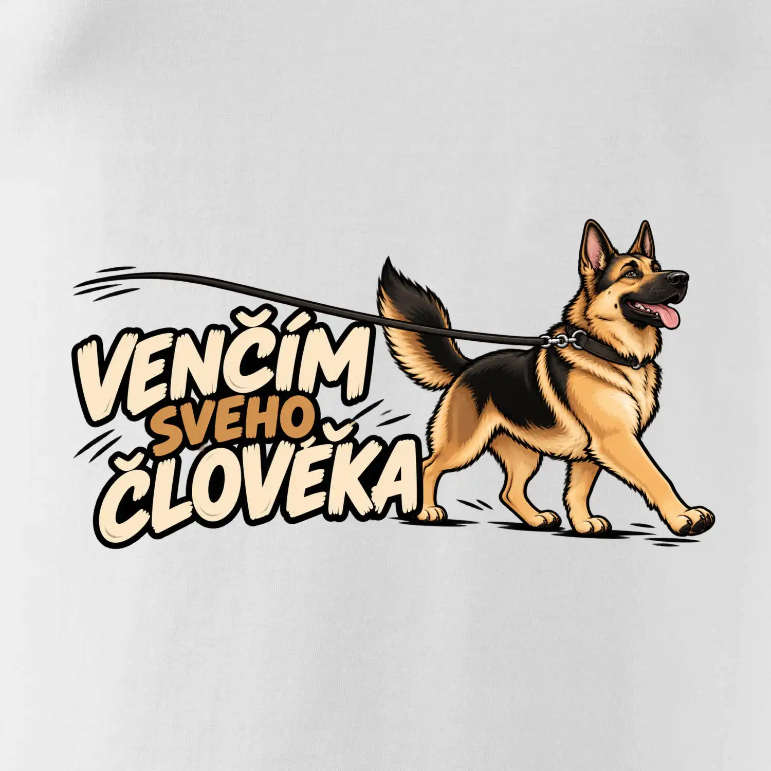 Venčím svého člověka - německý ovčák