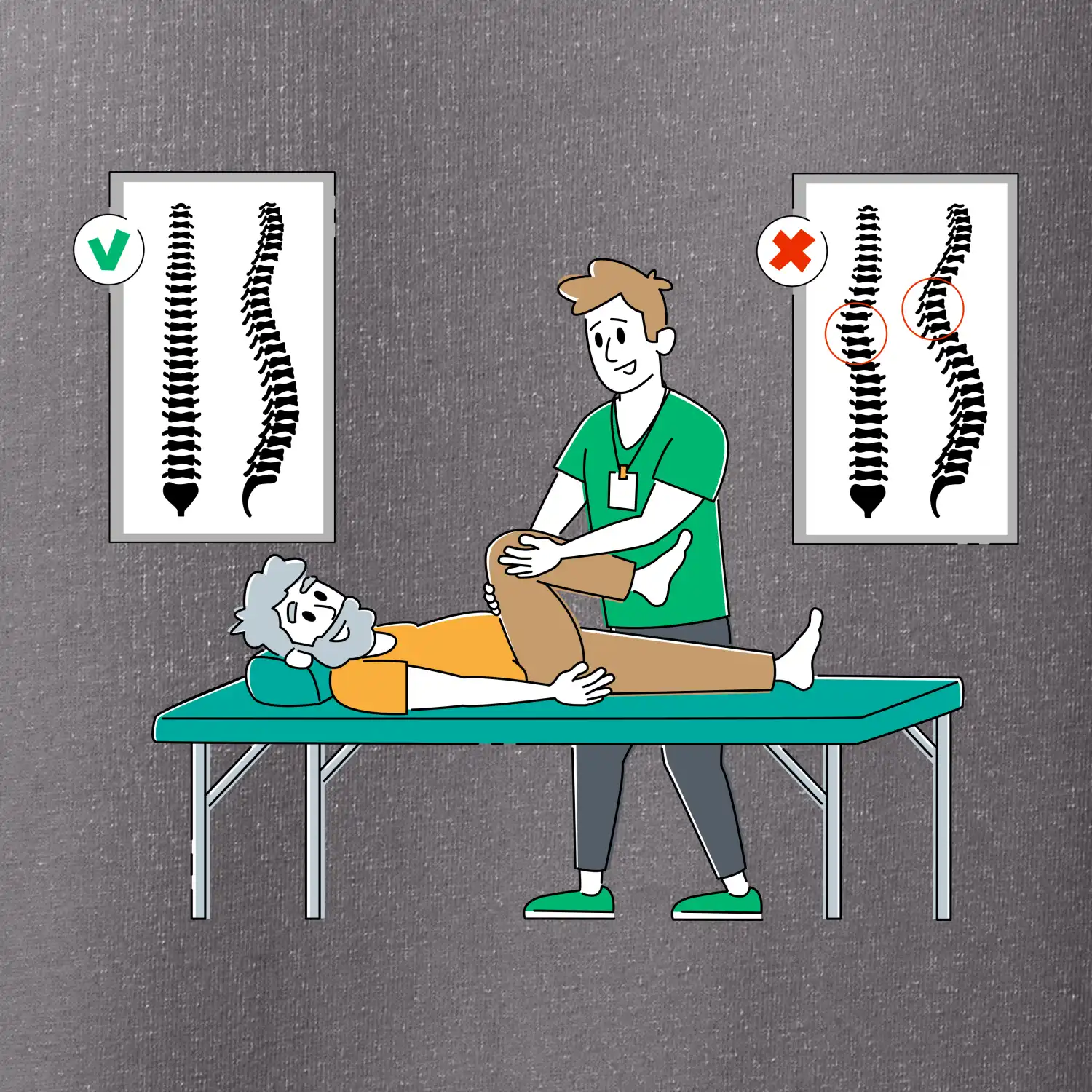 Fyziologické zakřivení páteře