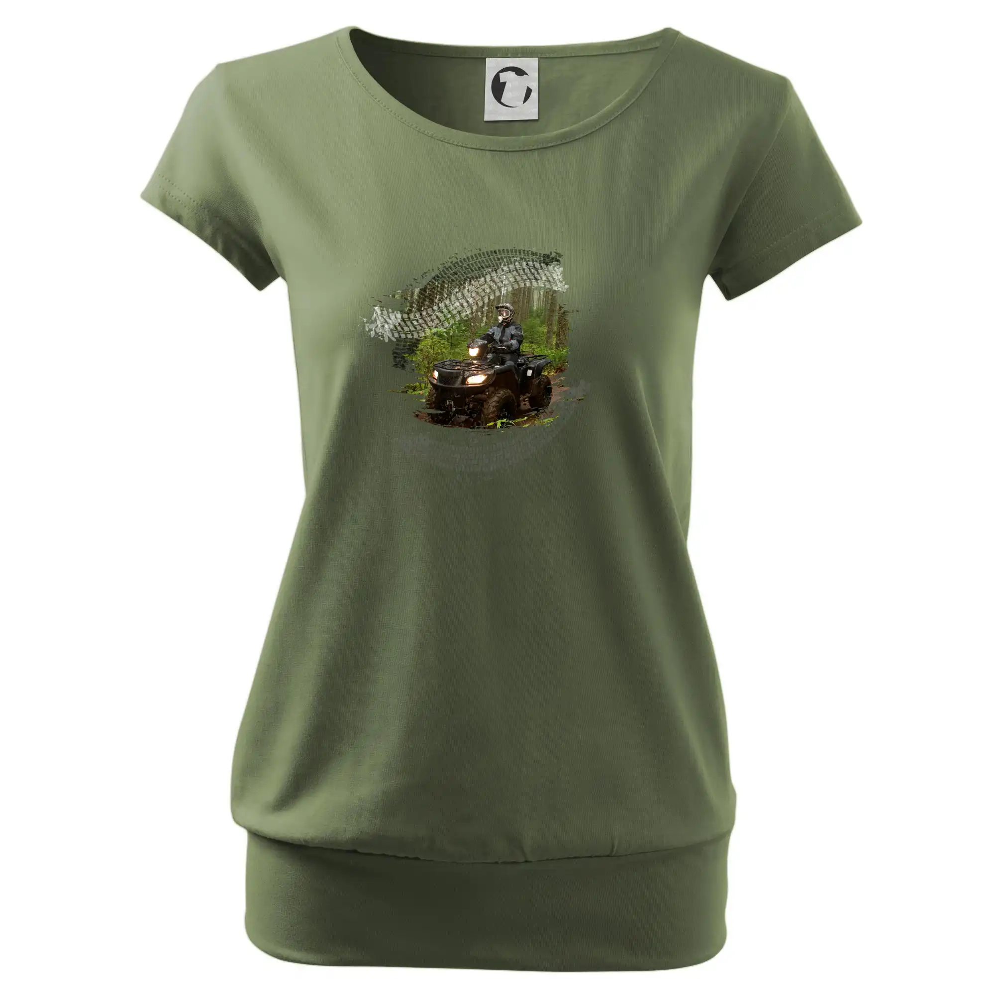 ATV čtyřkolka v lese