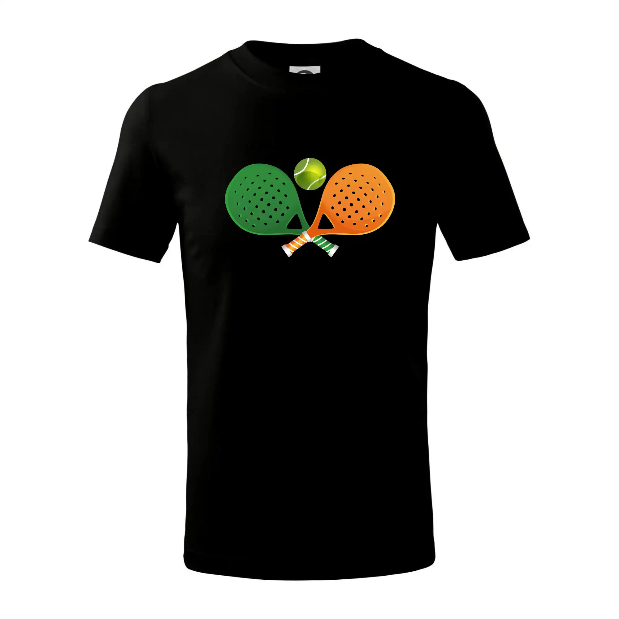 Tričká s motívmi Padel tenis - Padel - farebné rakety - Tričko detské bavlnené