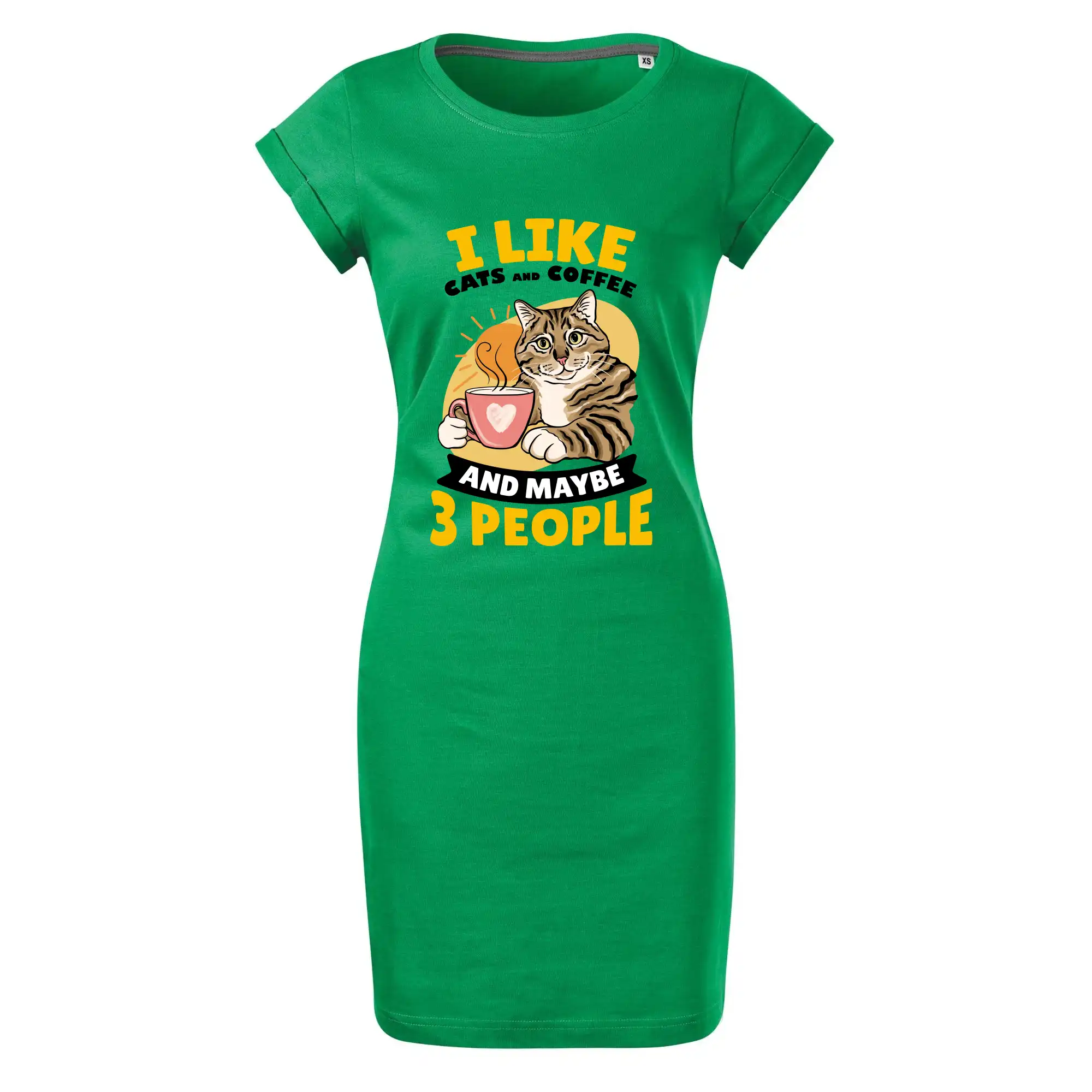 I like cats and coffee and maybe 3 people