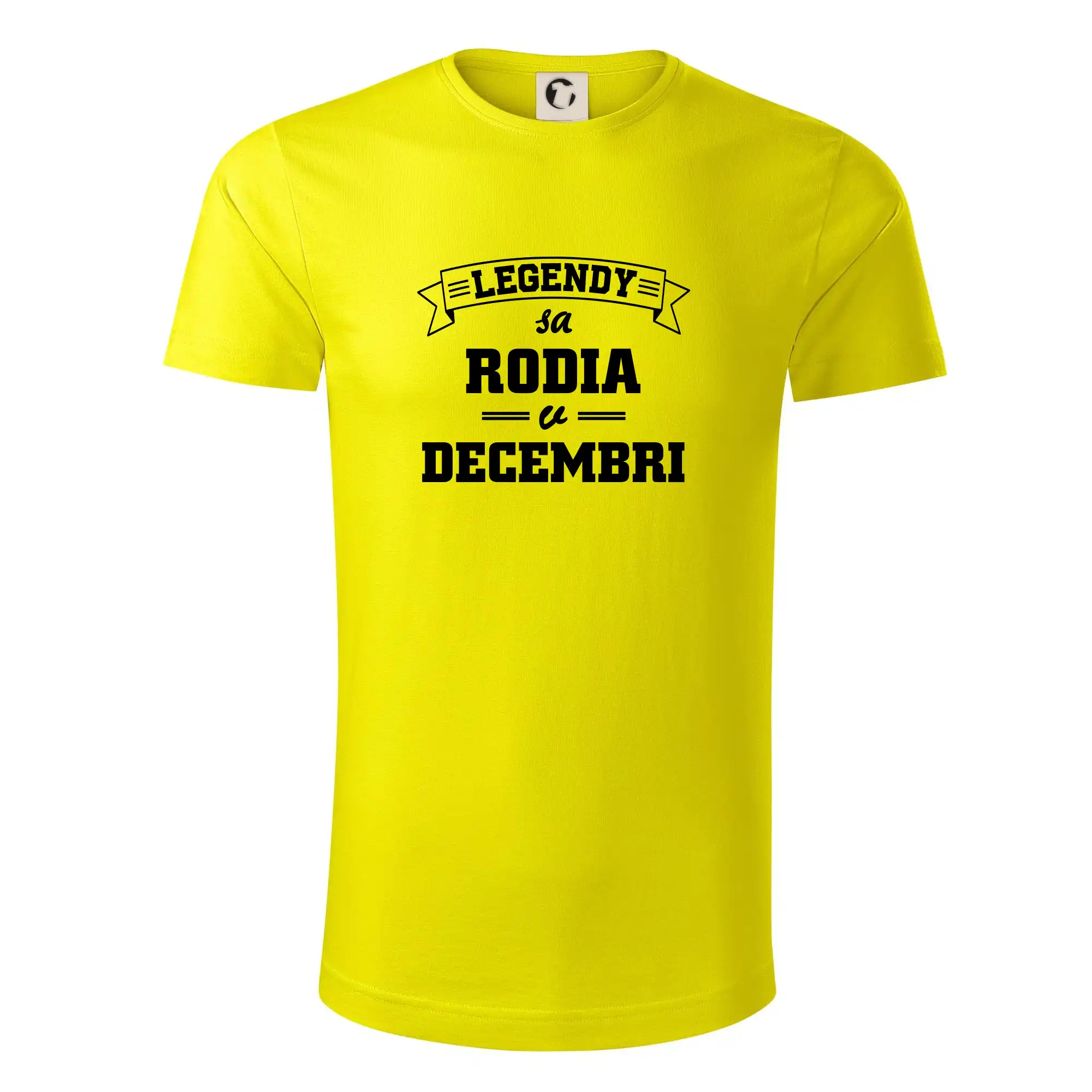 Tričká pre narodených v decembri - Legendy sa rodia v decembri - Tričko z organickej bavlny
