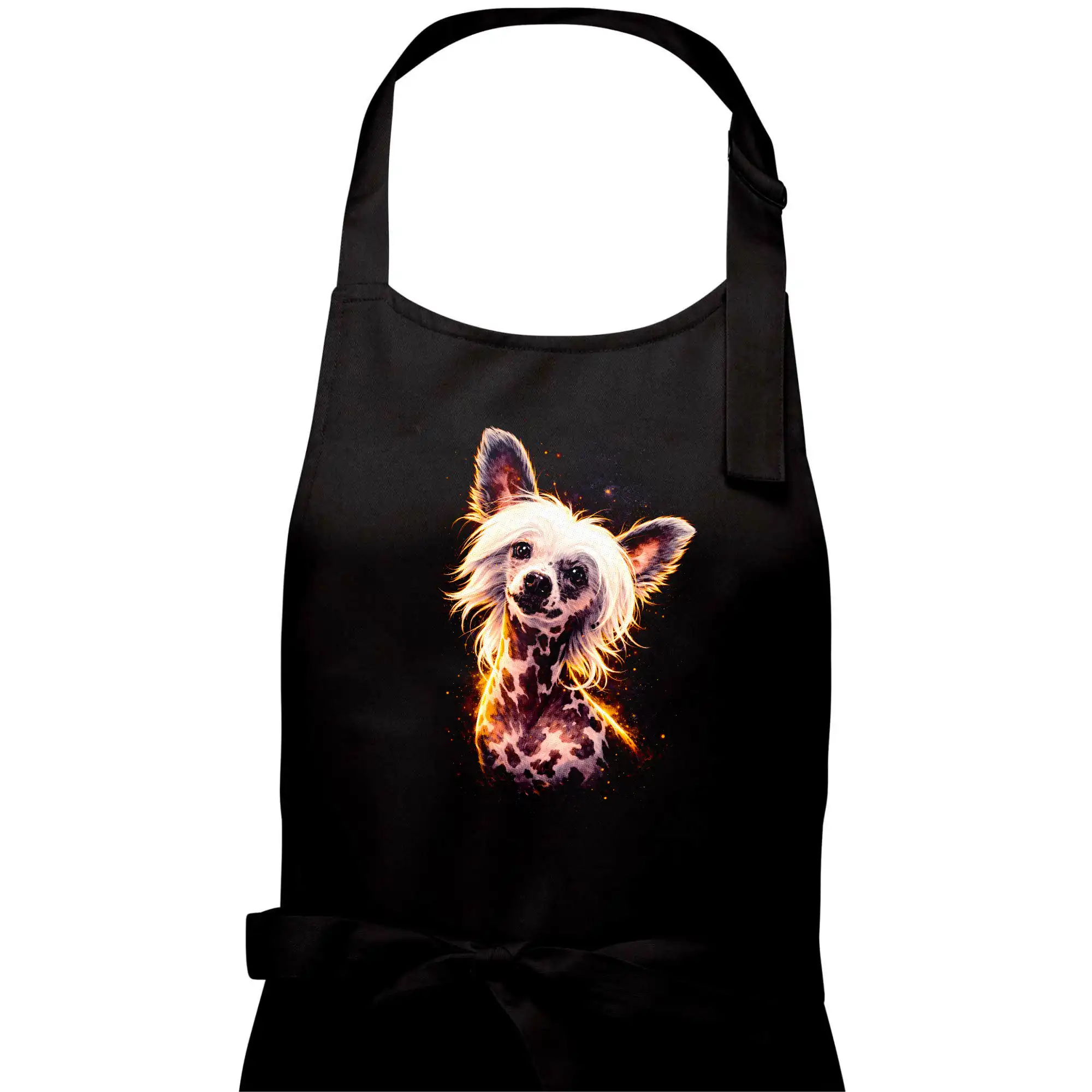 Obrázek polotón čínský chocholatý pes