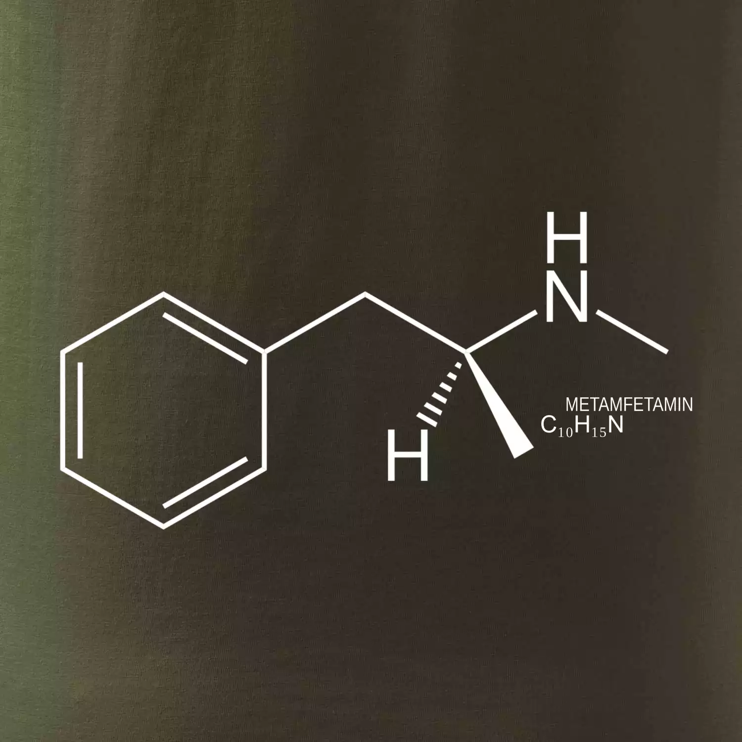 Molekulární struktura pervitin