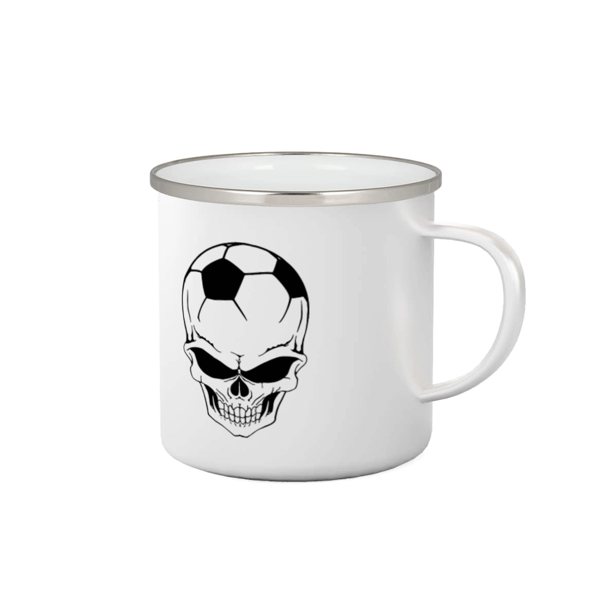 Tričká pre futbalistov - Futbal lebka lopta - Plecháčik