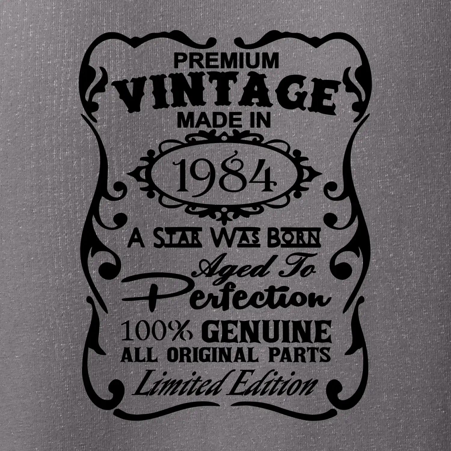 Vintage Etiketa - 1984