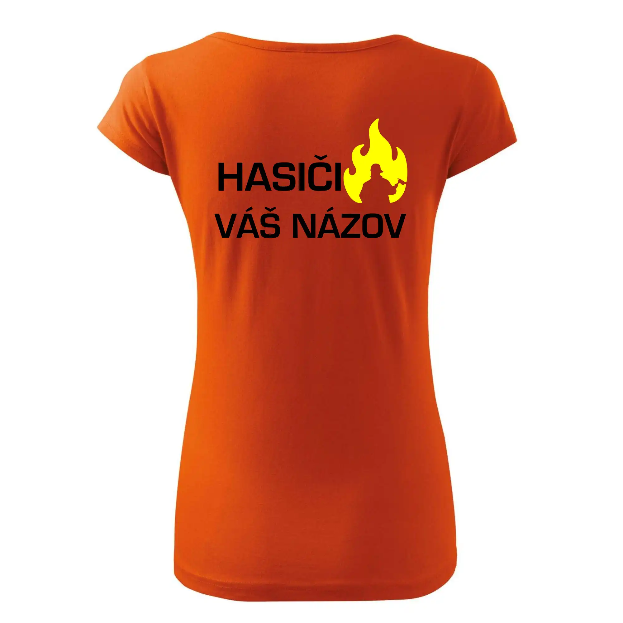 Hasiči - Váš názov - FLUO + Reflexná potlač