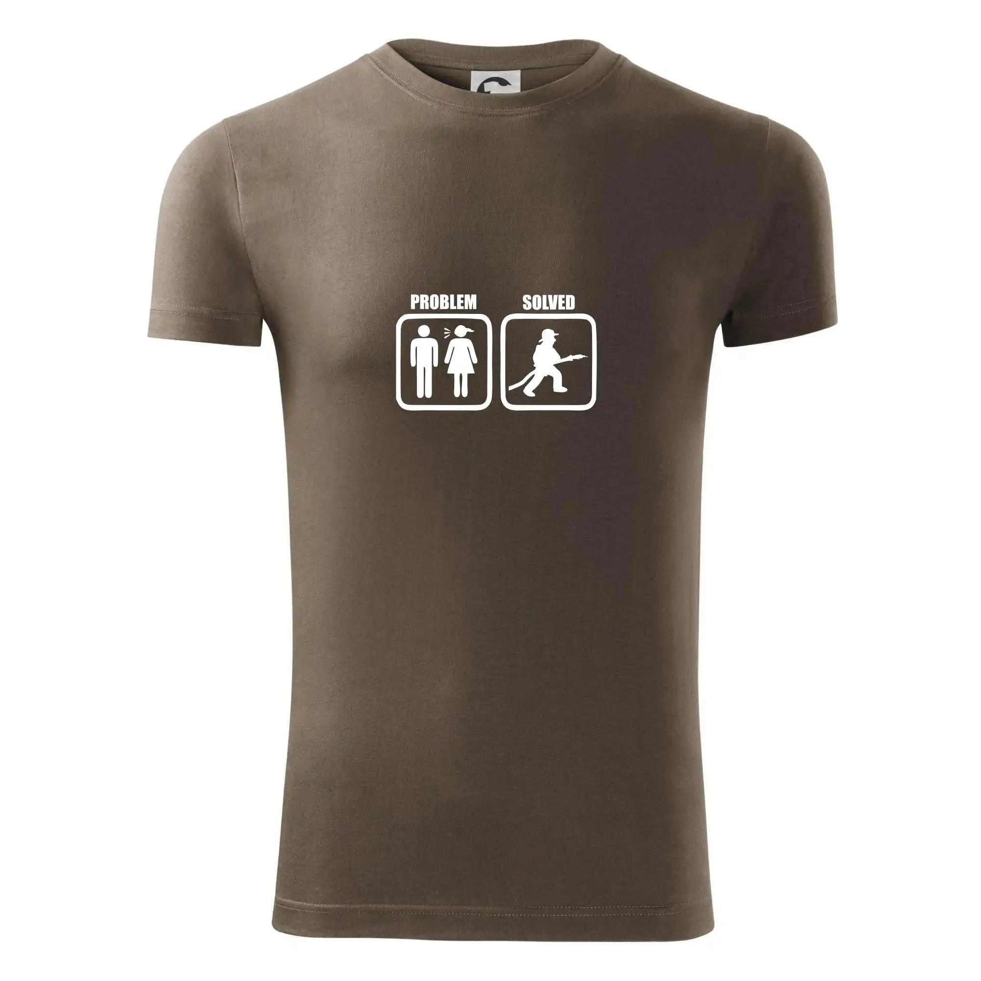 Tričká Problem Solved - Problém hasič - Viper FIT - Pánske zúžené tričko