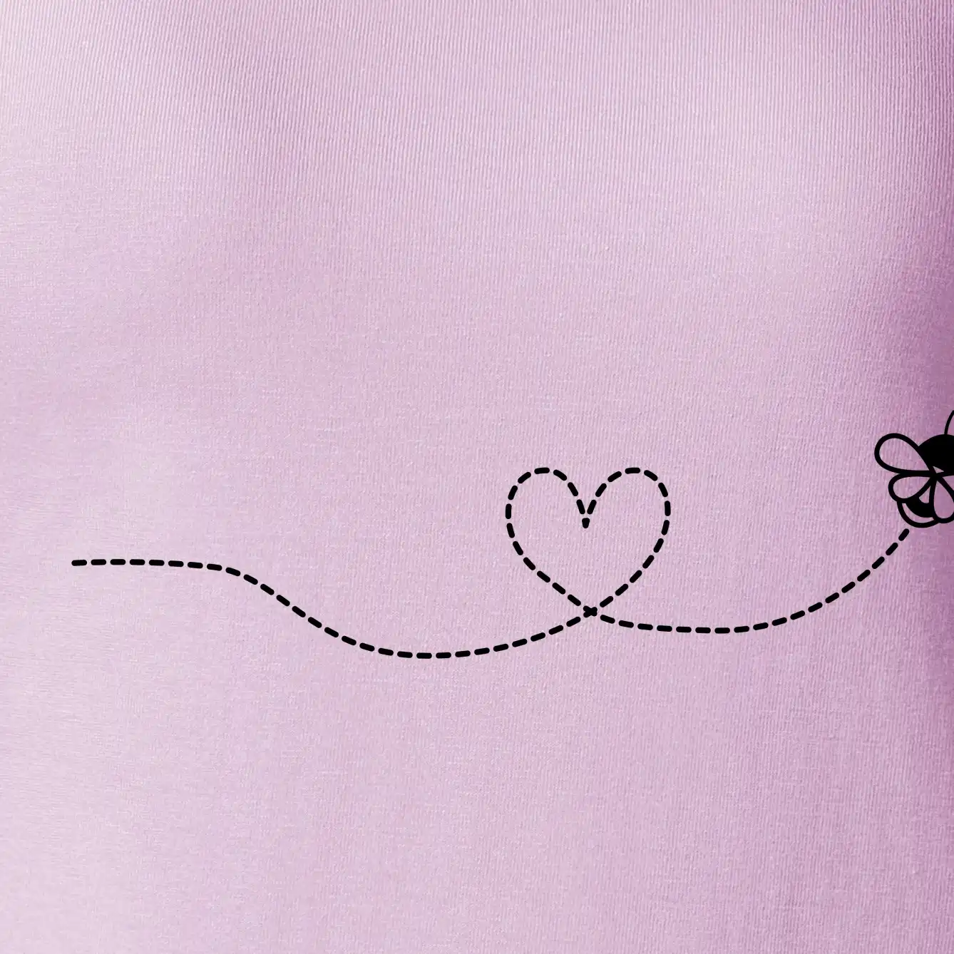 Dráha letu včely - srdce