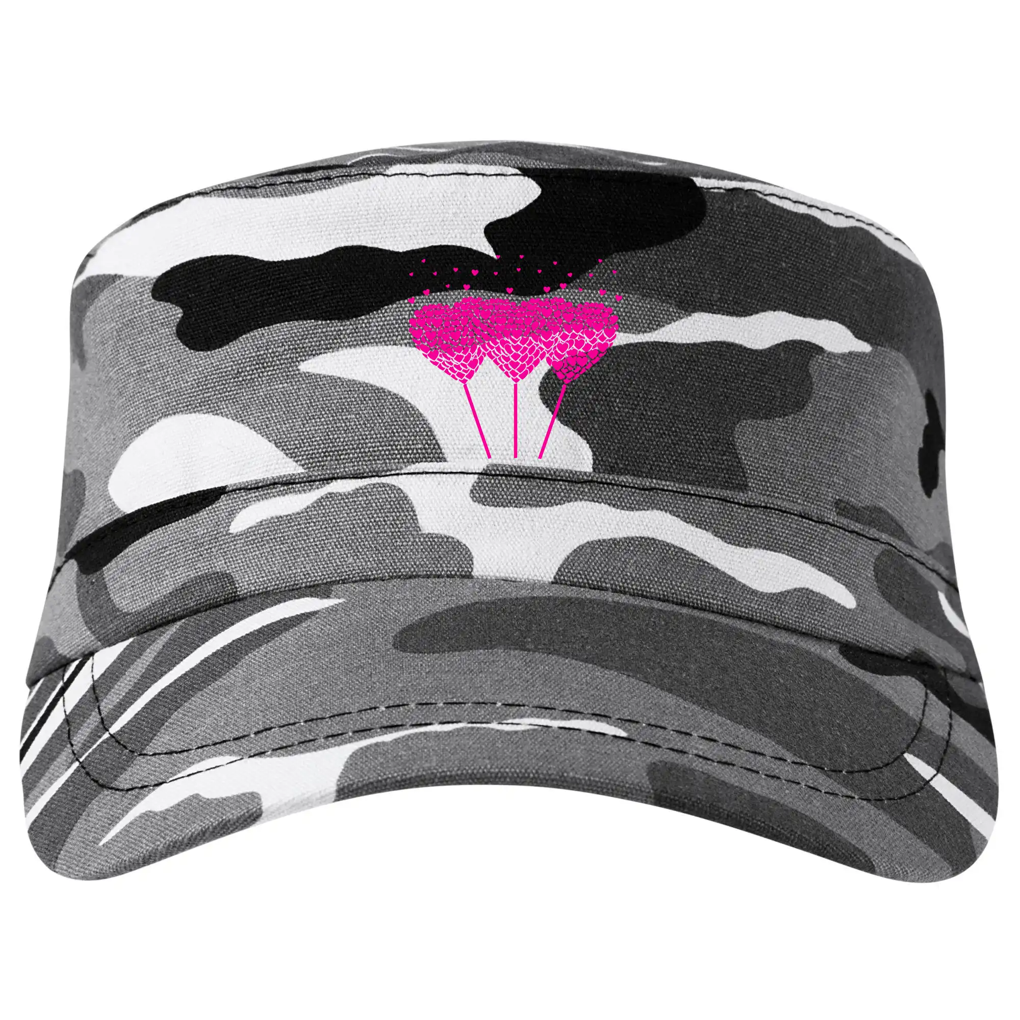 Tričká pre zamilovaných - Srdce bálóniky - Šiltovka CAMO