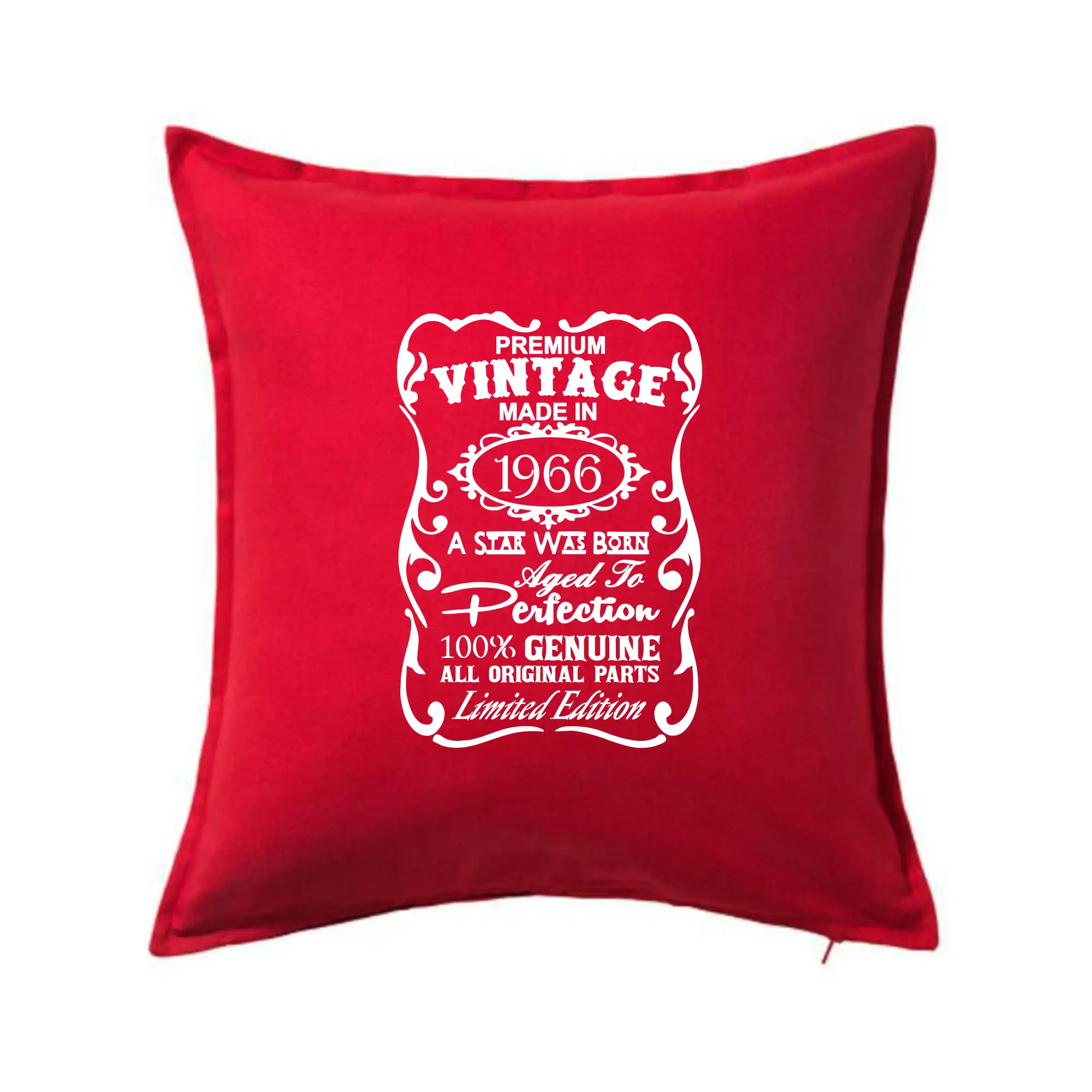 Trička s ročníkom 1966 - Vintage Etiketa - 1966 - Vankúš 50x50