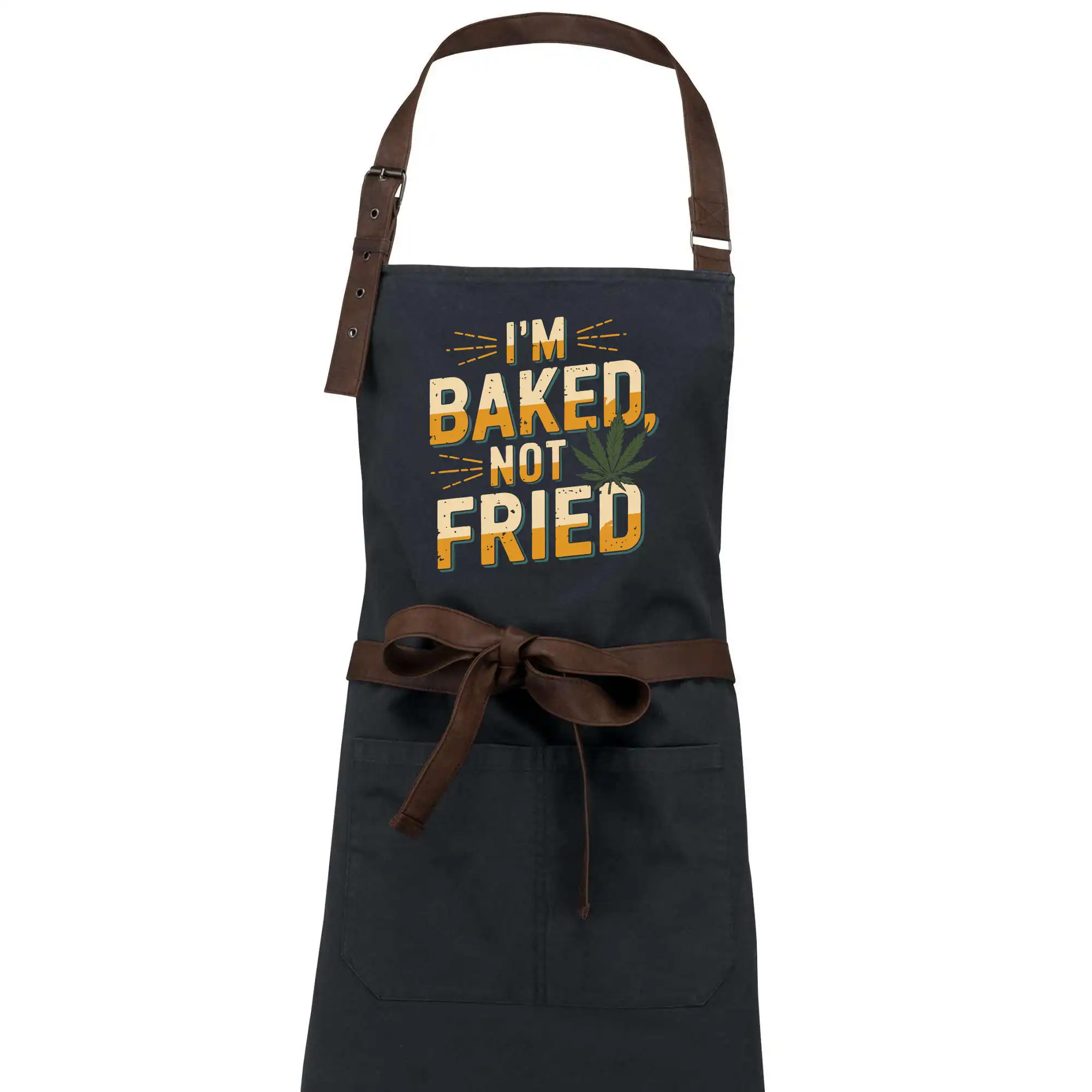 Tričká pre pohodový ľudí - Marihuana - Iam baked not fried - Zástera Vintage