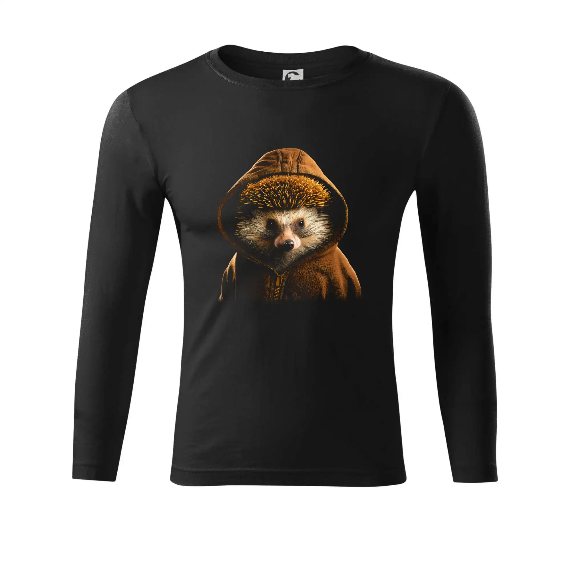 Tričká so zvieratami - Ježek v bundě - Tričko Progress s dlhým rukávom