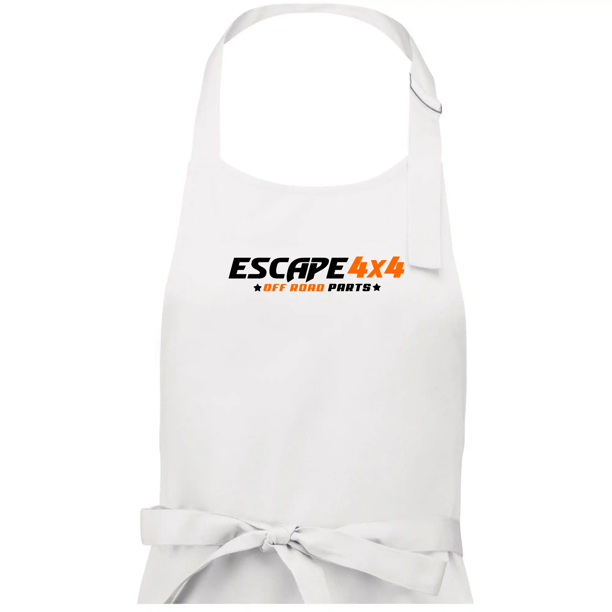 MyShirt tričká - Escape 4x4 Nápis vpředu a pneumatika na zádech - Dámska zástera na varenie